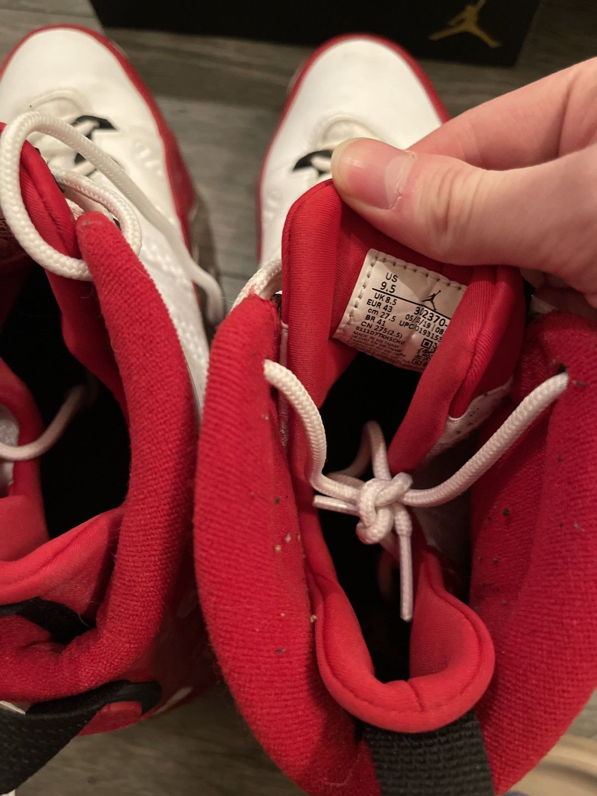 Jordan Brand Jordan 9 Retro Gym Red 2019 Size US 10 / EU 43 - 6 Thumbnail
