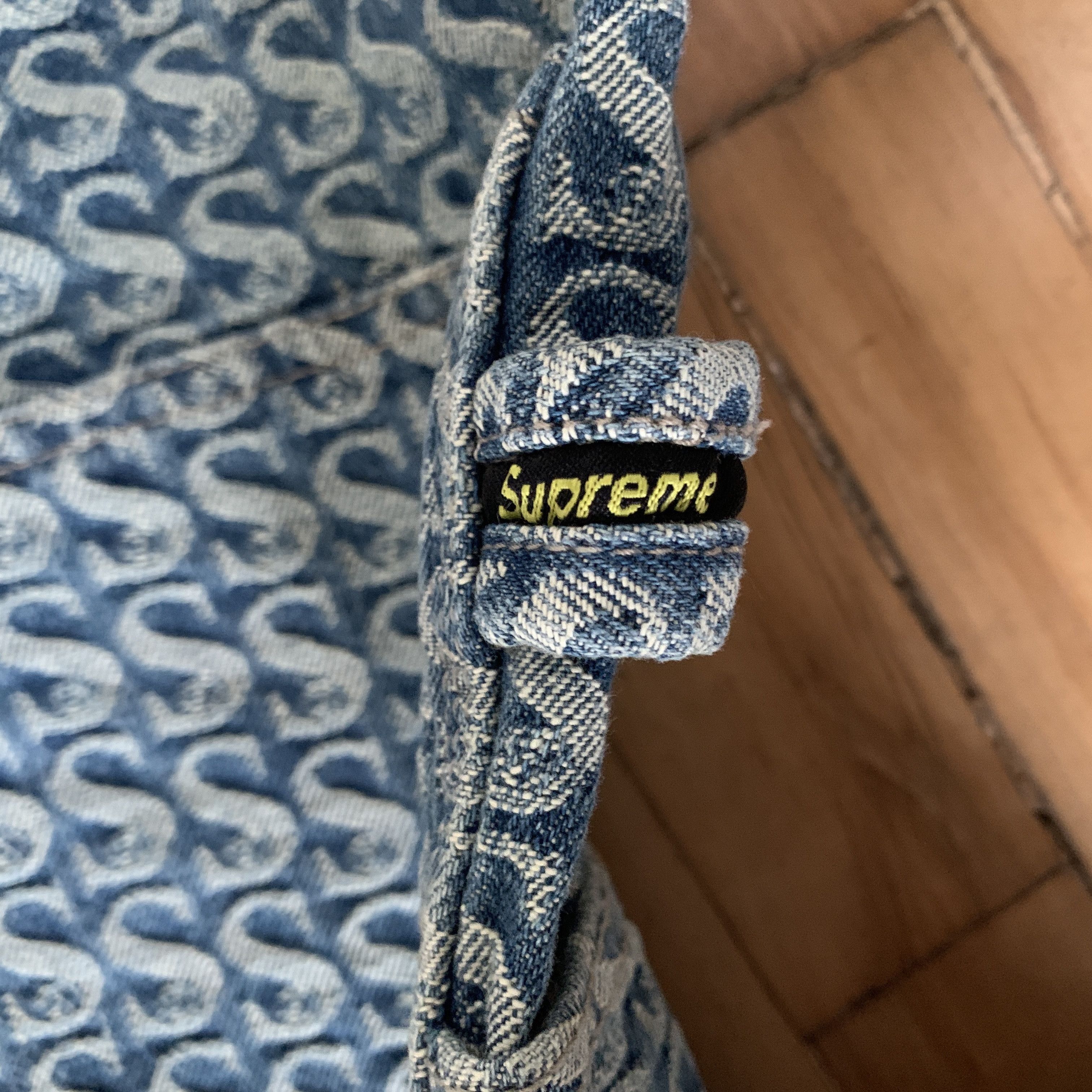 Supreme Supreme Monogram Double Knee Denim Painter Pant | Grailed