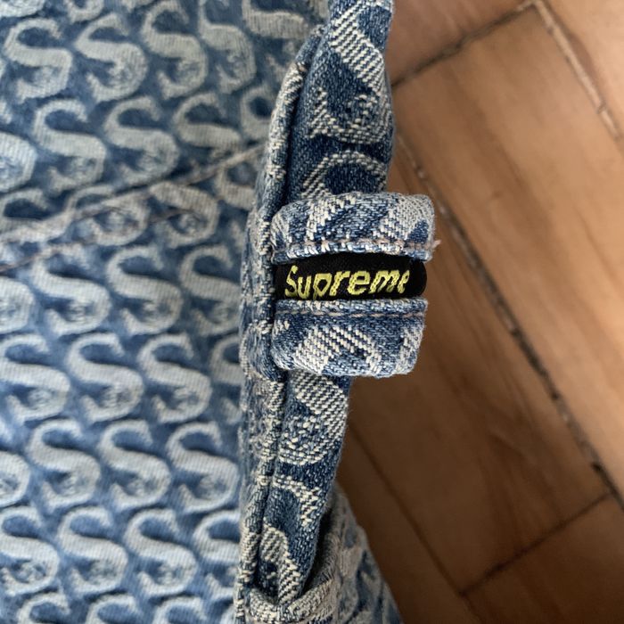 Supreme Supreme Monogram Double Knee Denim Painter Pant | Grailed