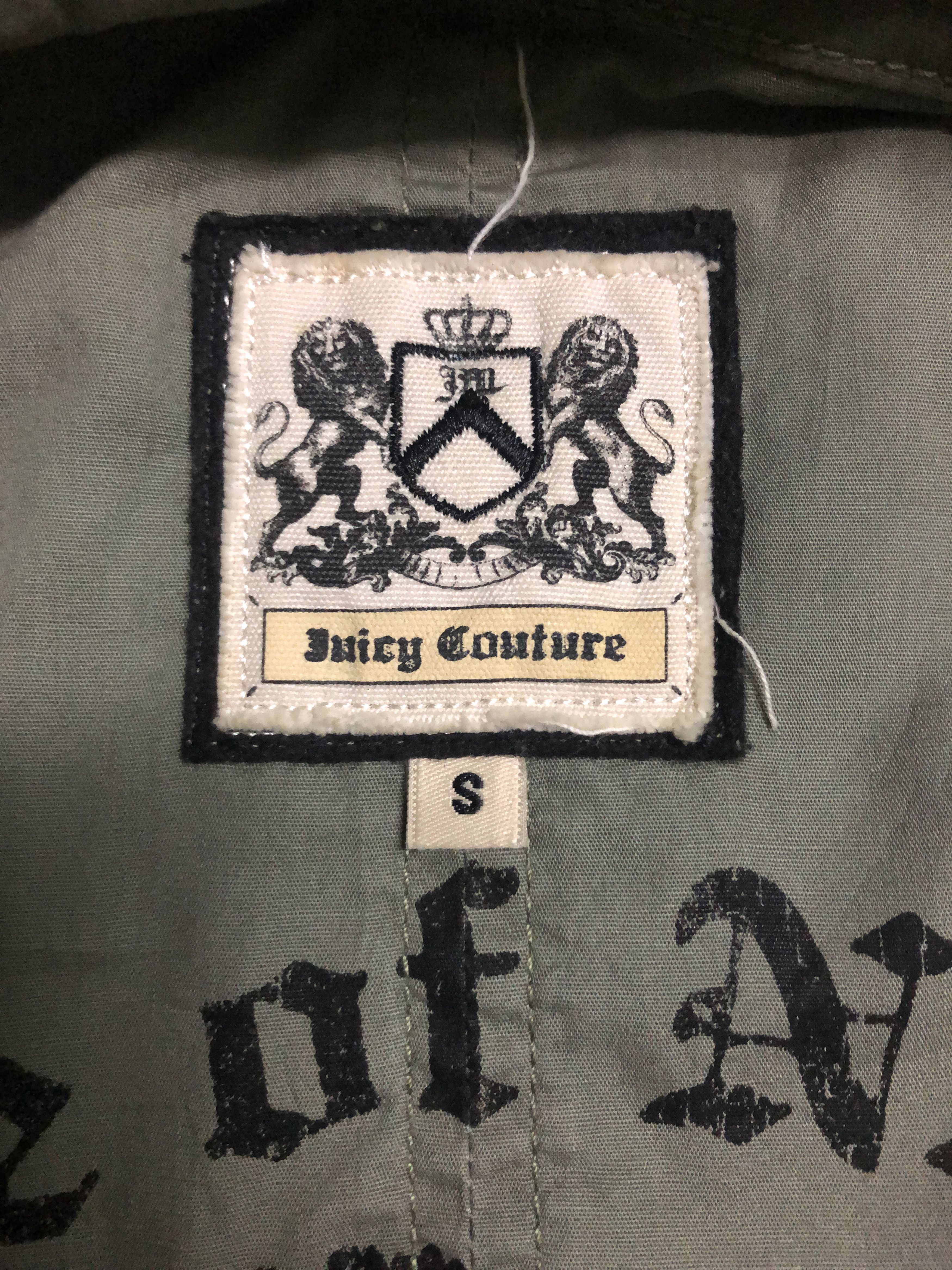 Juicy Couture × Seditionaries Juicy couture chore Zipper Jacket Size US S / EU 44-46 / 1 - 9 Thumbnail