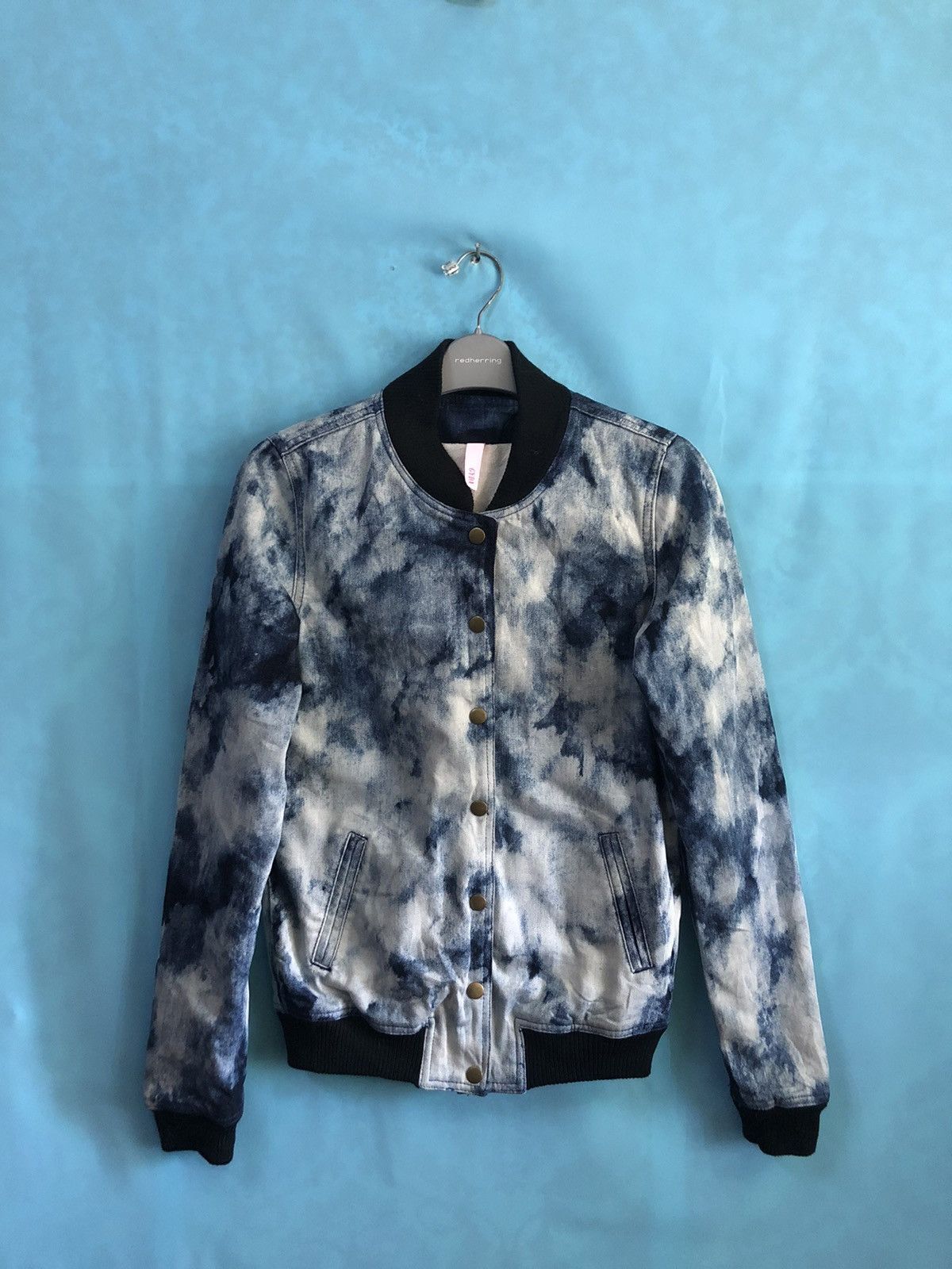 Japanese Brand GYDA tye dye bleach bomber #A1 Size US M / EU 48-50 / 2 - 2 Thumbnail