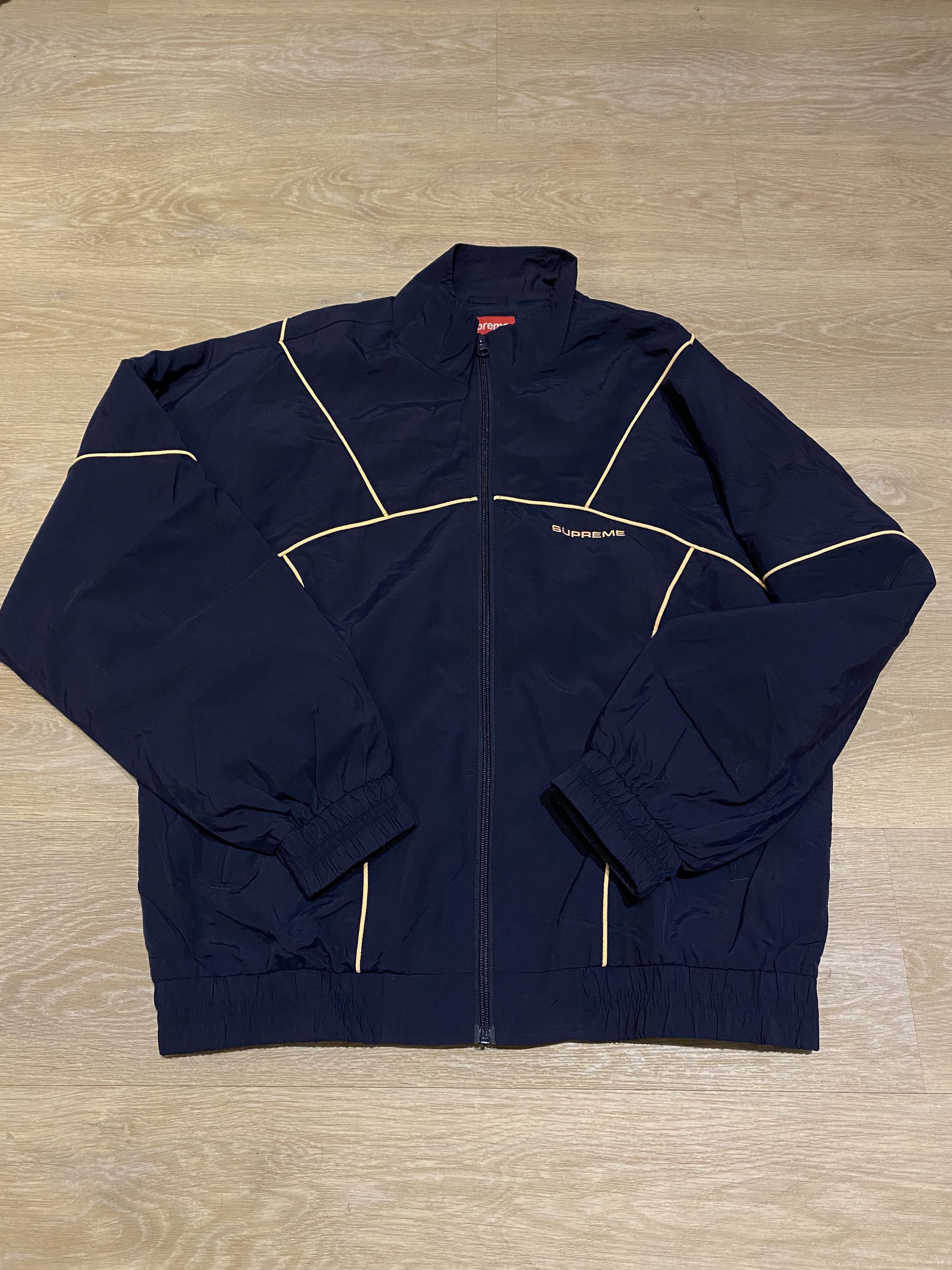 Supreme piping track jacket ss19 online