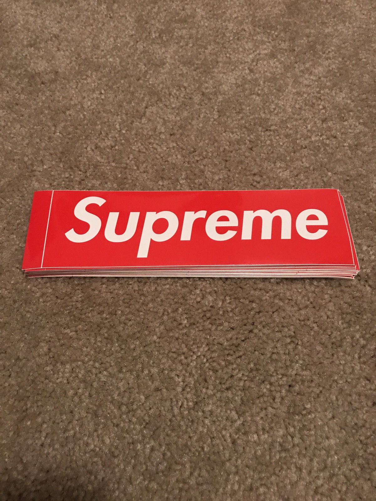 Supreme Red Box Logos Grailed