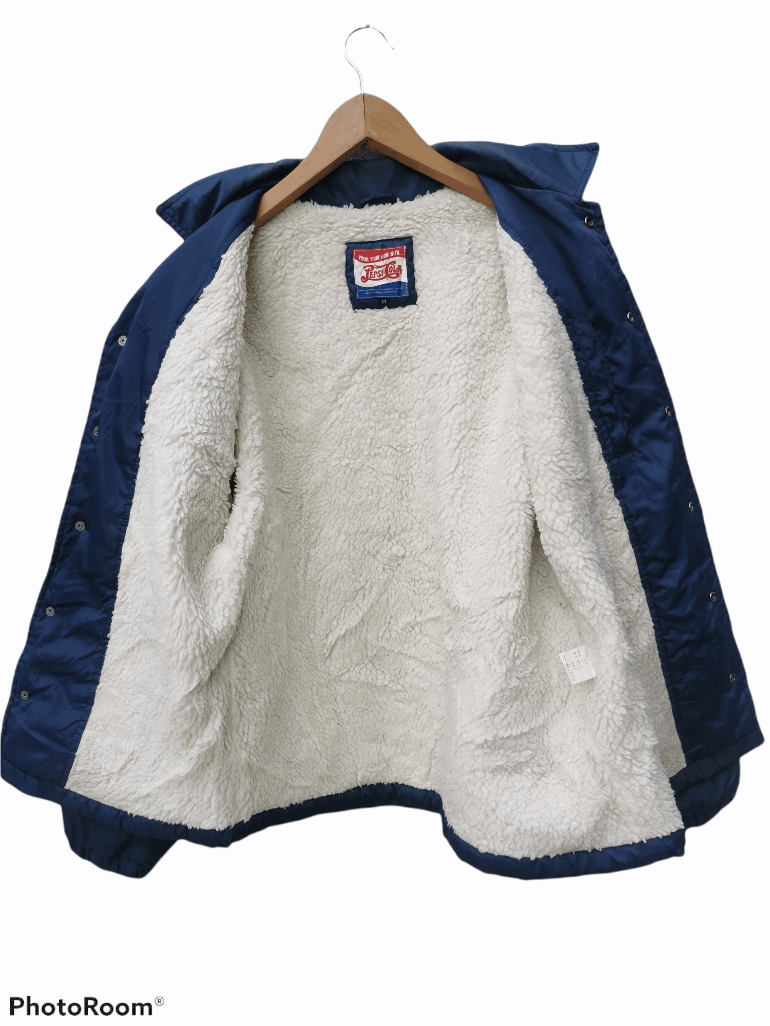 Coca Cola × Pepsi × Vintage Vintage Pepsi Cola Fleece Lining Coach Jacket Size US M / EU 48-50 / 2 - 5 Thumbnail