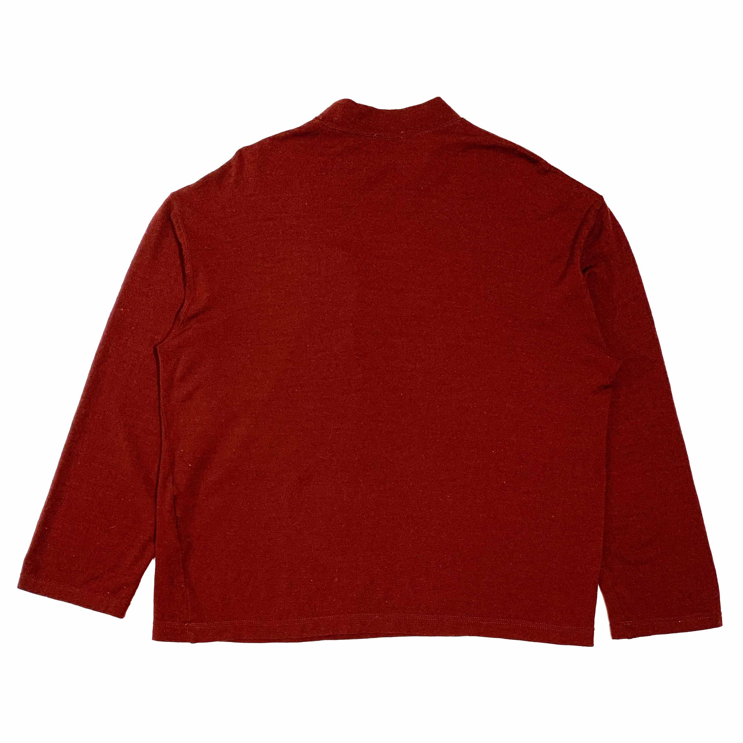 Comme des Garcons × Comme des Garcons Homme Plus AW94 Wool Mock Neck Sweater Size US M / EU 48-50 / 2 - 2 Thumbnail