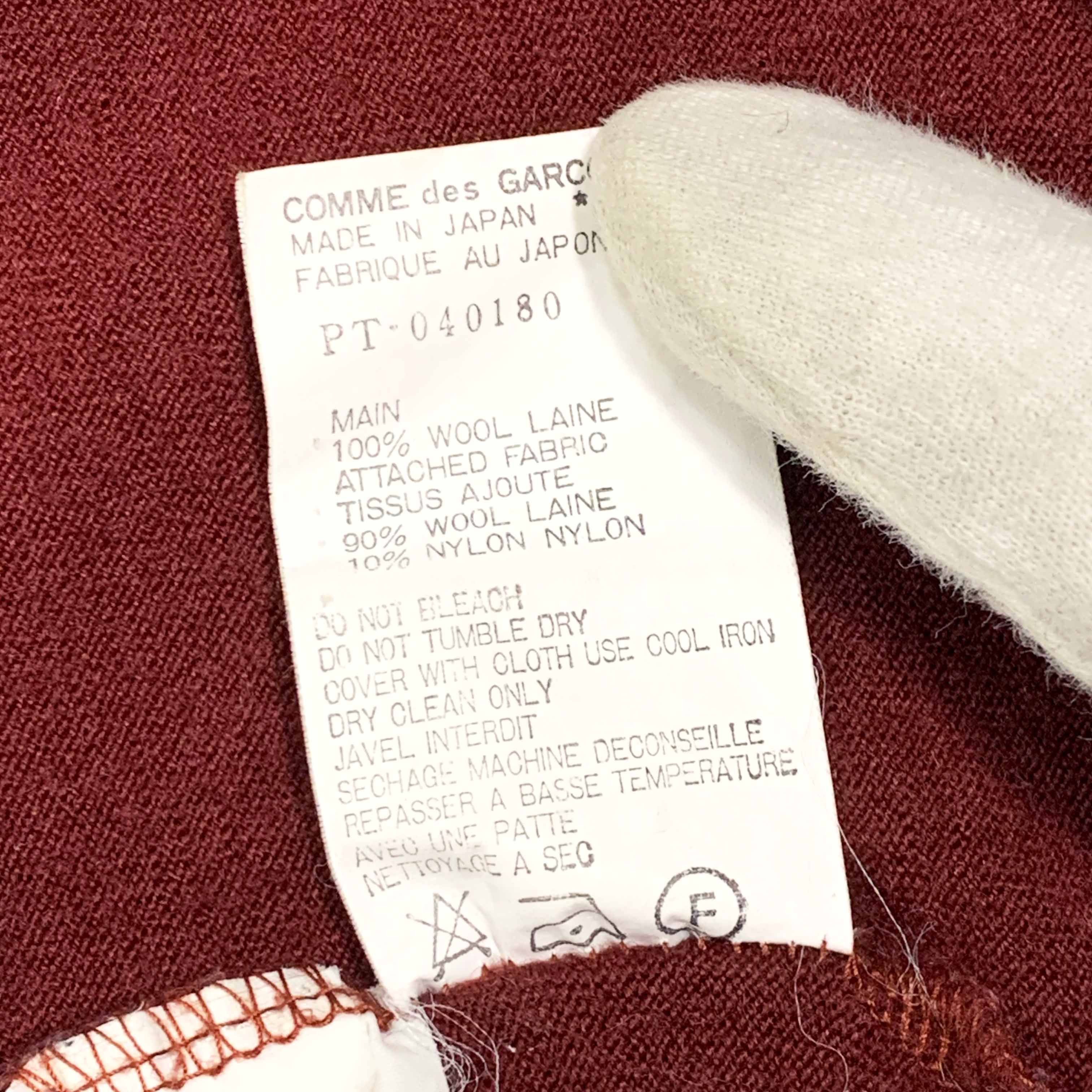 Comme des Garcons × Comme des Garcons Homme Plus AW94 Wool Mock Neck Sweater Size US M / EU 48-50 / 2 - 5 Thumbnail