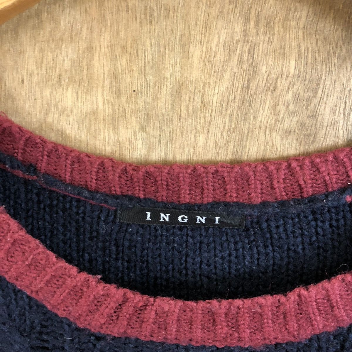 Japanese Brand × Solid and Striped Igni Multicolor Baggy Knitwear Sweater #111 Size US M / EU 48-50 / 2 - 4 Thumbnail