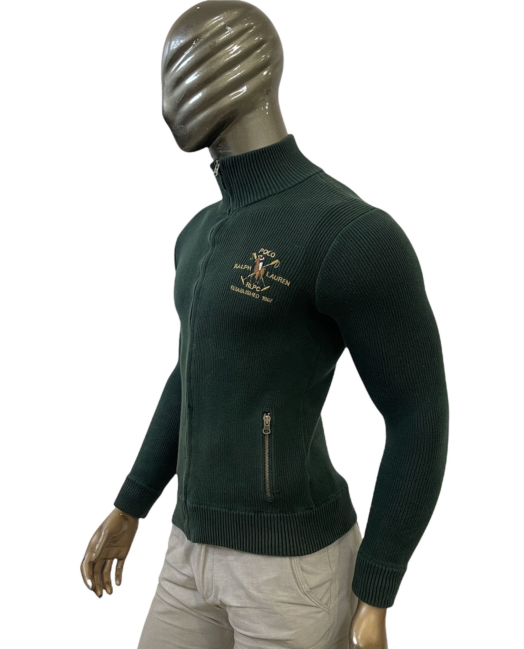 Polo Ralph Lauren 🔥 Ralph lauren big pony heavy sweater zip up xs Size US XS / EU 42 / 0 - 3 Thumbnail