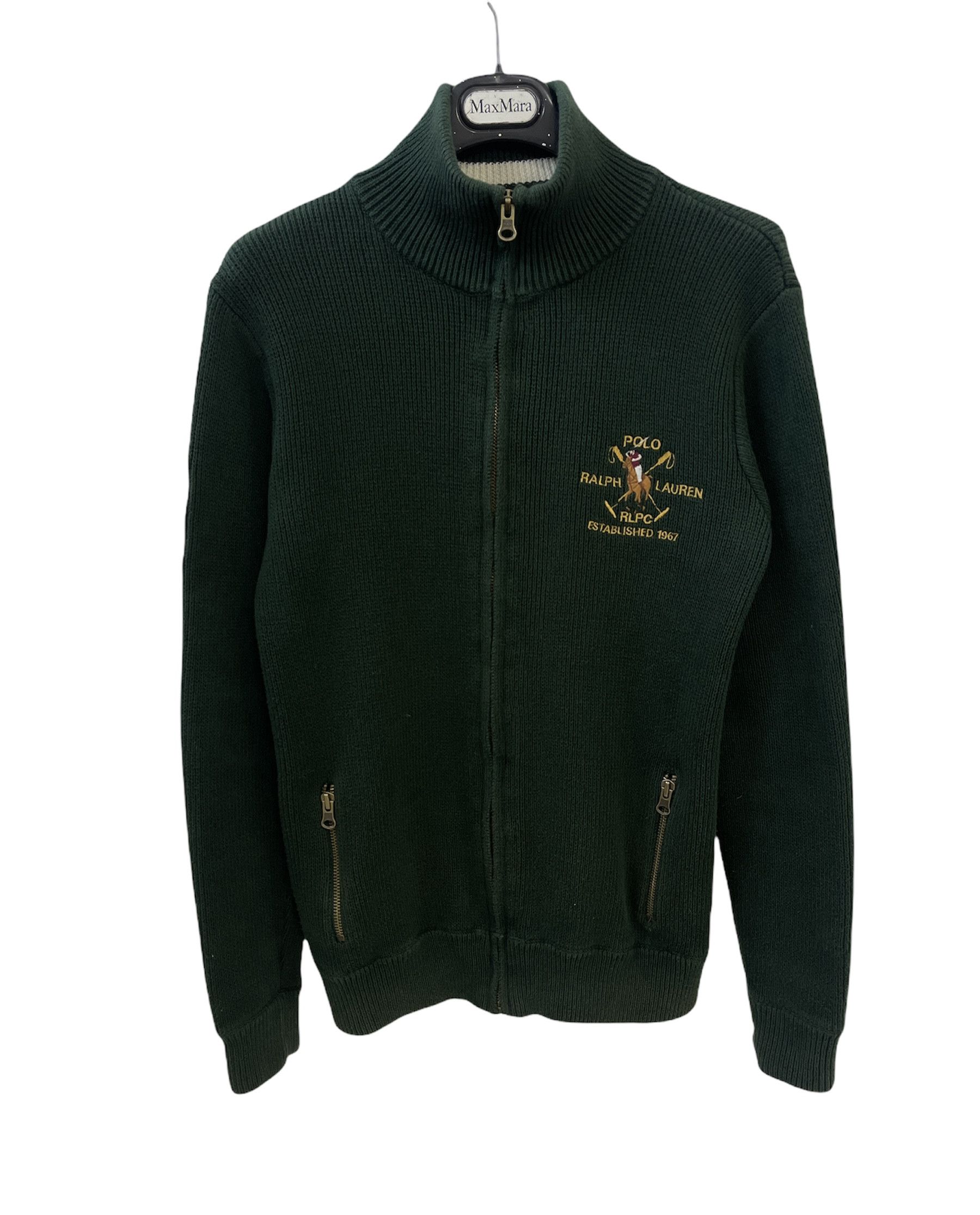 Polo Ralph Lauren 🔥 Ralph lauren big pony heavy sweater zip up xs Size US XS / EU 42 / 0 - 6 Thumbnail