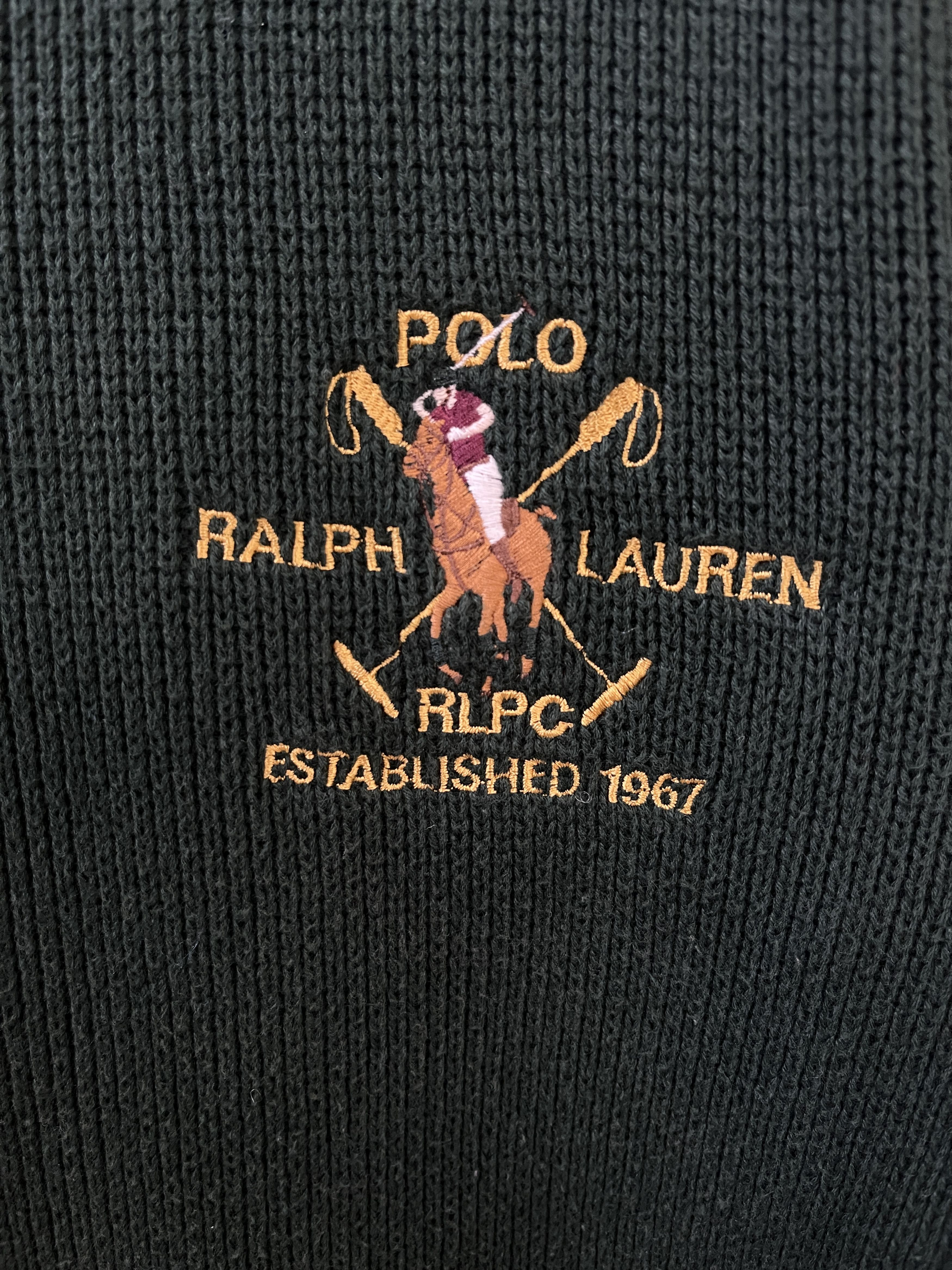 Polo Ralph Lauren 🔥 Ralph lauren big pony heavy sweater zip up xs Size US XS / EU 42 / 0 - 9 Thumbnail