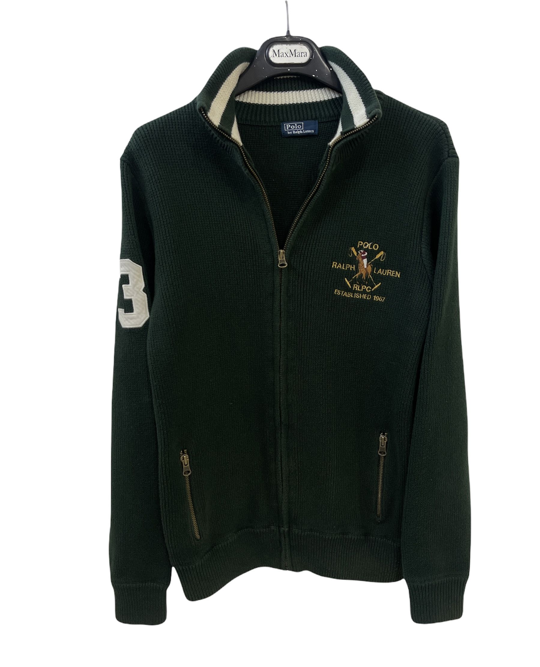 Polo Ralph Lauren 🔥 Ralph lauren big pony heavy sweater zip up xs Size US XS / EU 42 / 0 - 5 Thumbnail