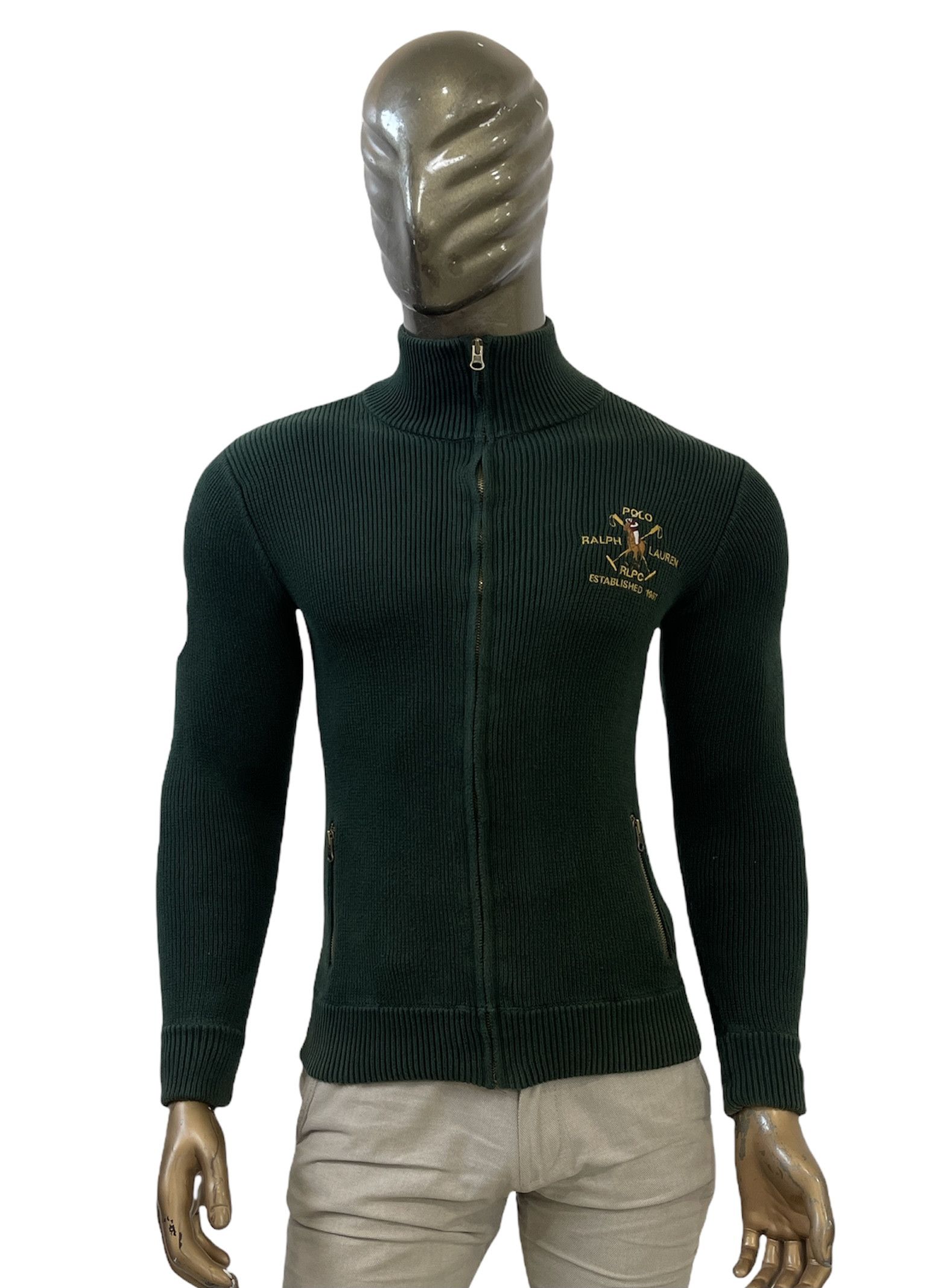 Polo Ralph Lauren 🔥 Ralph lauren big pony heavy sweater zip up xs Size US XS / EU 42 / 0 - 1 Thumbnail