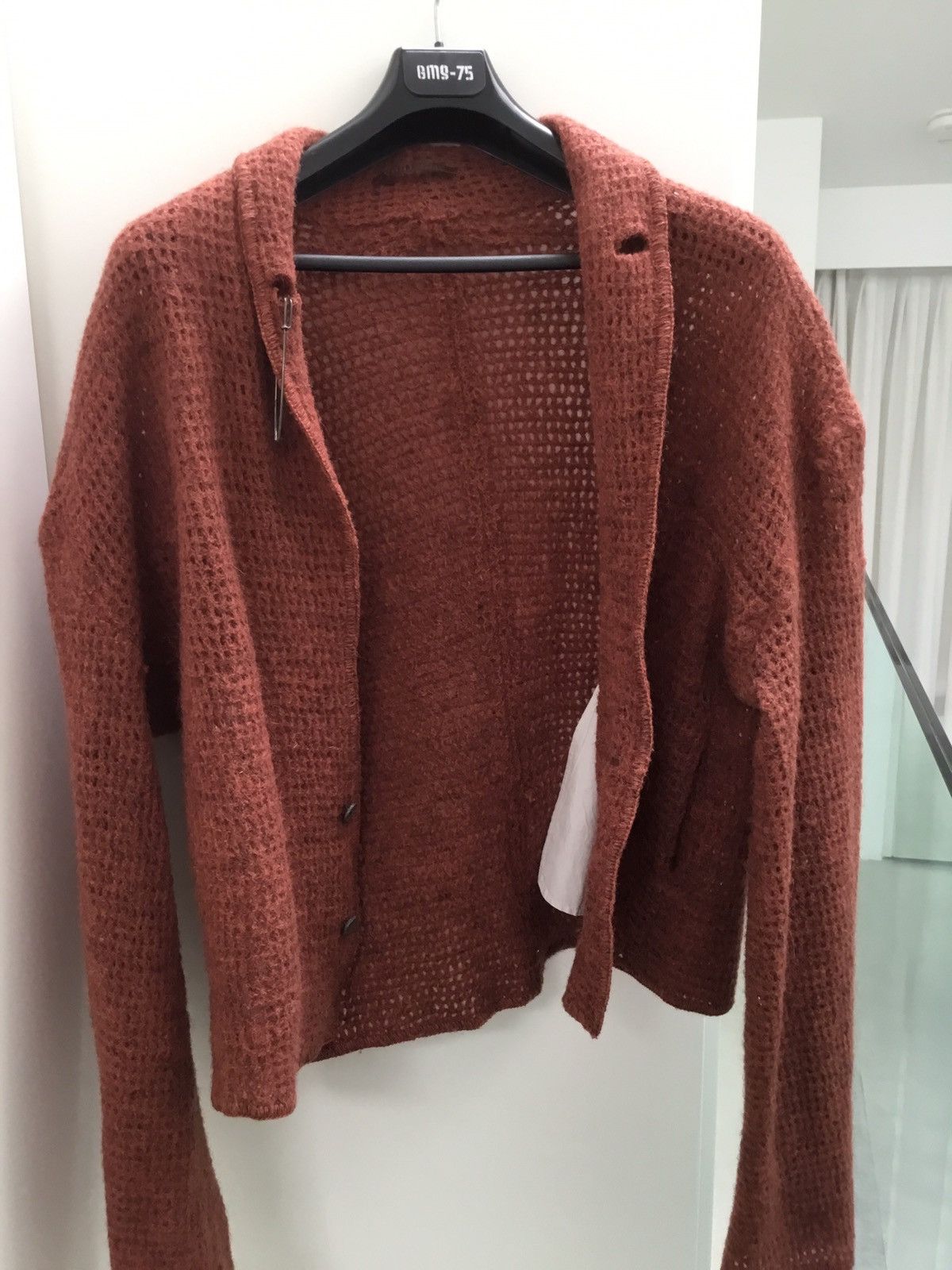 Sruli Recht Cropped box-fit single breasted Icelandic woollenfelt jacket Size US L / EU 52-54 / 3 - 3 Thumbnail