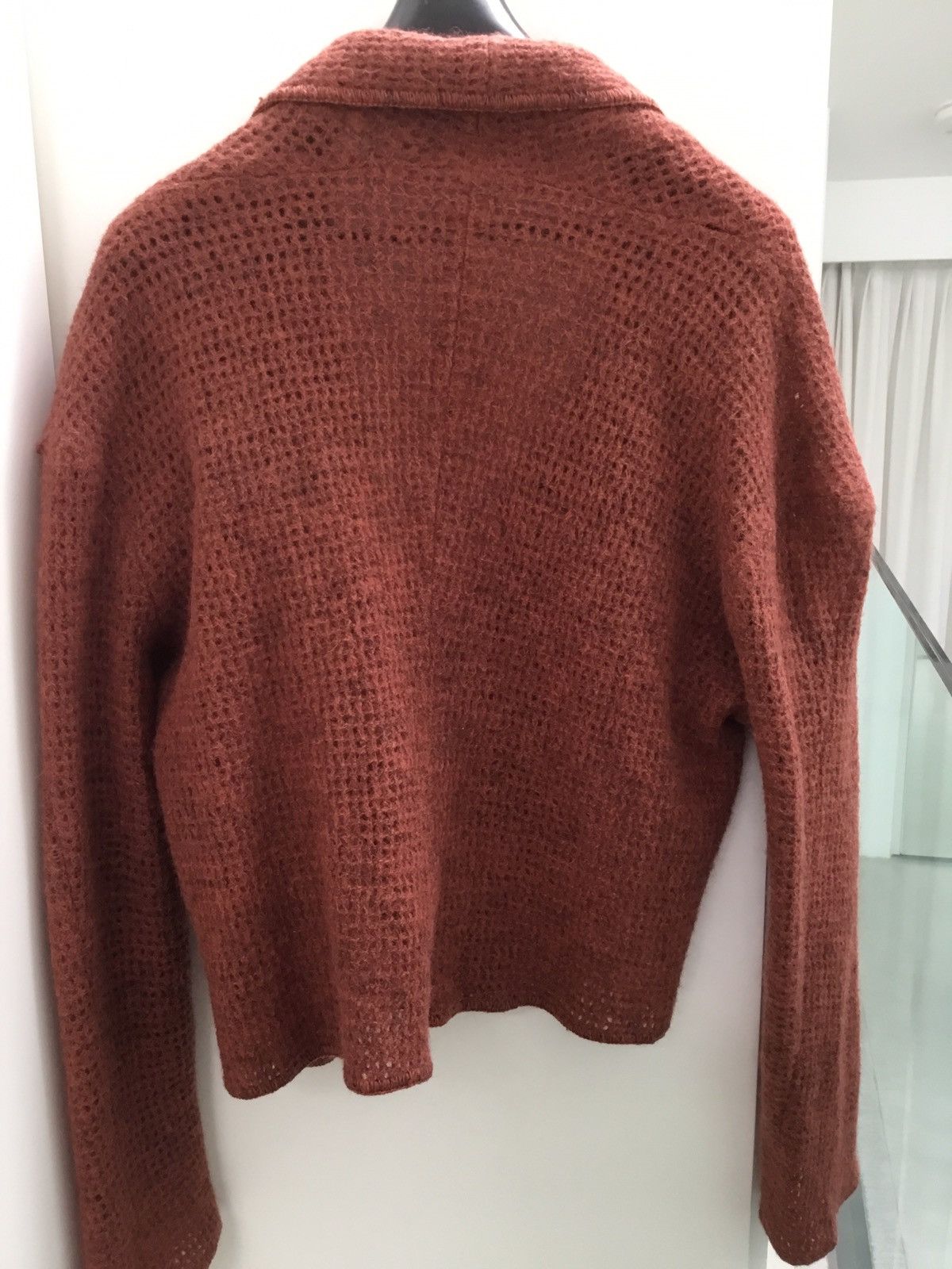 Sruli Recht Cropped box-fit single breasted Icelandic woollenfelt jacket Size US L / EU 52-54 / 3 - 2 Thumbnail
