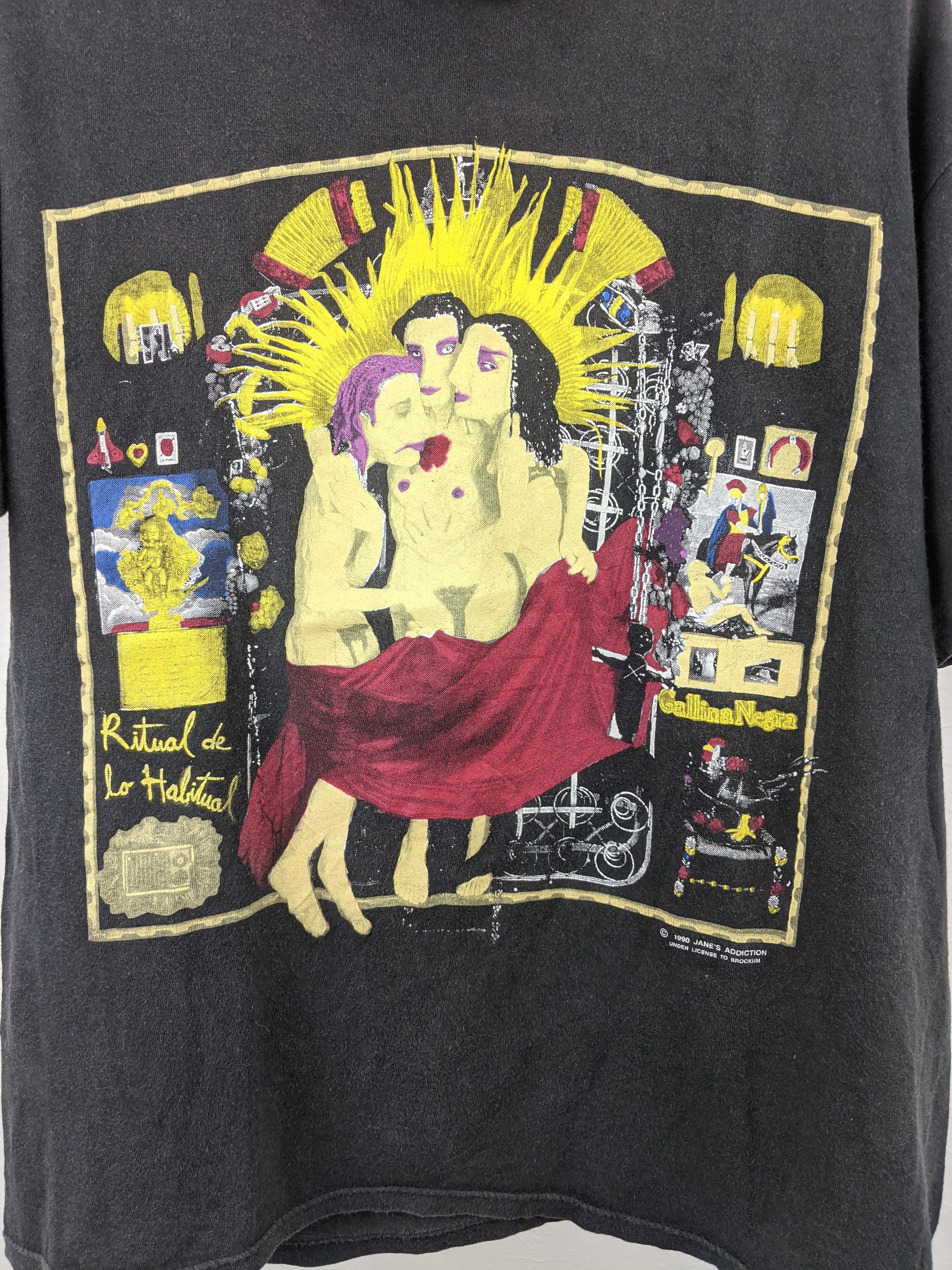 Band Tees Vintage 90s Jane’s Addiction Ritual de lo Habitual shirt Size US L / EU 52-54 / 3 - 3 Thumbnail