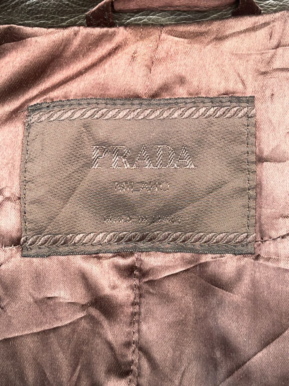Designer Prada Nylon Half Leather Trench Coat Size US S / EU 44-46 / 1 - 11 Thumbnail