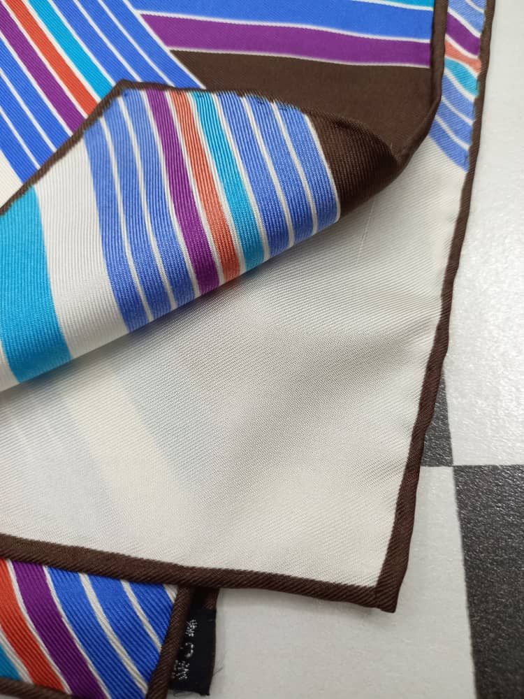 Yves Saint Laurent YSL Yves Saint Laurent Silk Scarf Size ONE SIZE - 3 Thumbnail