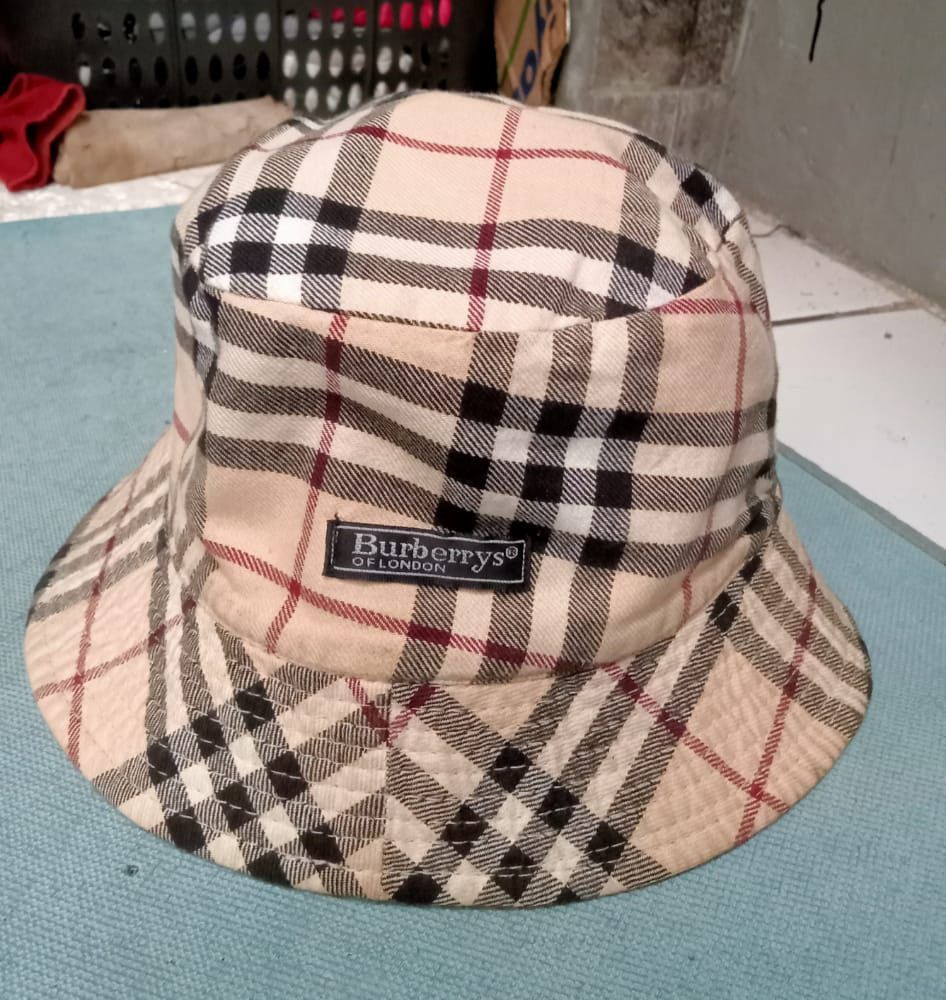 Vintage Vintage Burberrys Reversible Bucket Hat Grailed