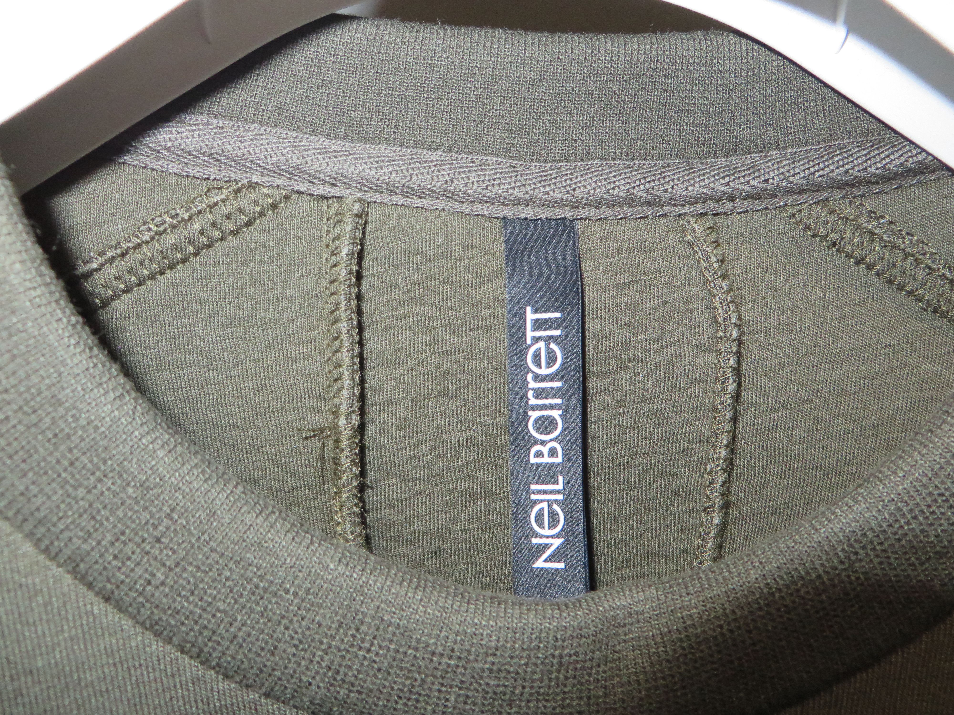 Neil Barrett Contrast neoprene inserts sweatshirt Size US XXL / EU 58 / 5 - 5 Thumbnail