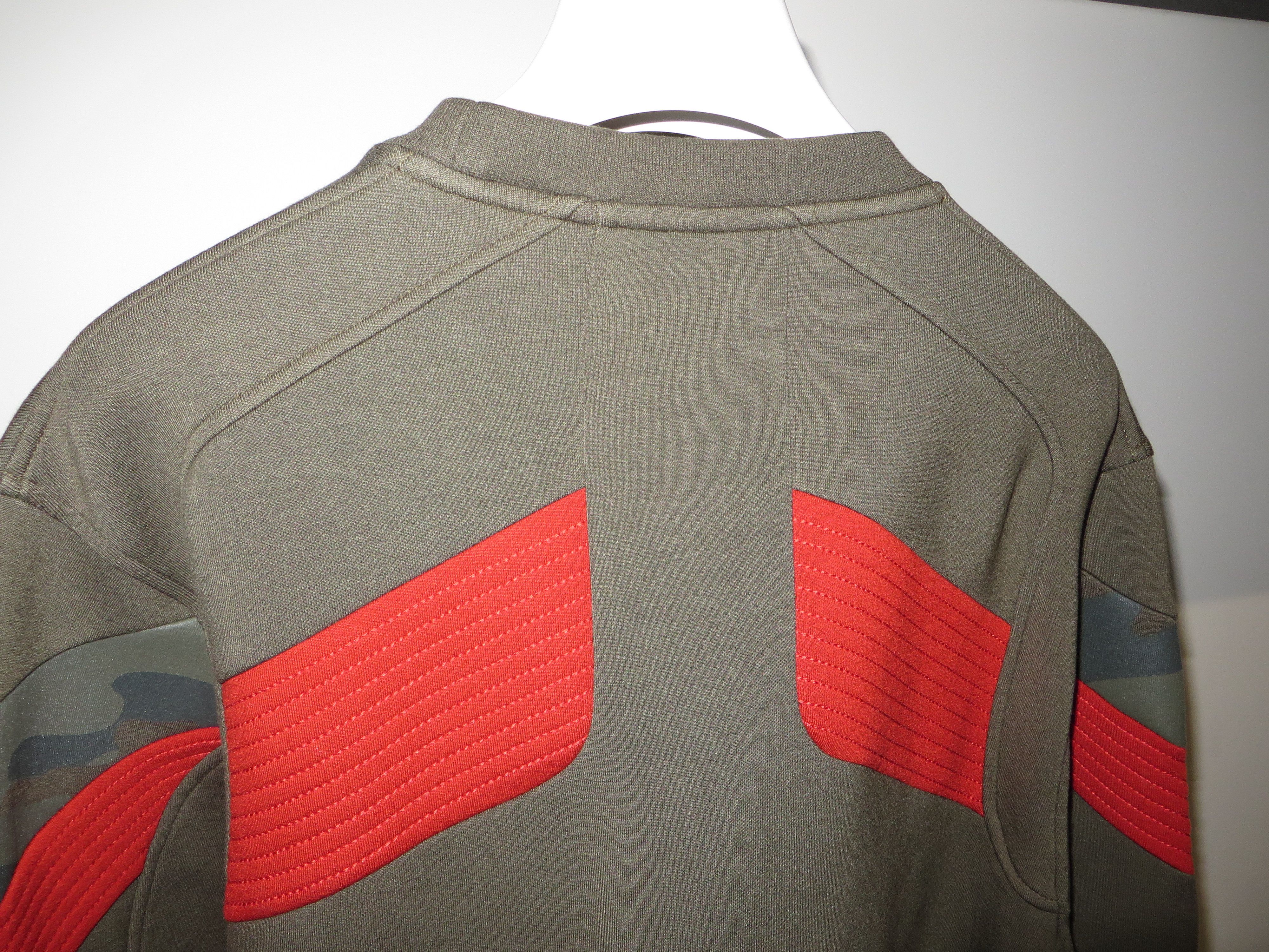 Neil Barrett Contrast neoprene inserts sweatshirt Size US XXL / EU 58 / 5 - 10 Thumbnail