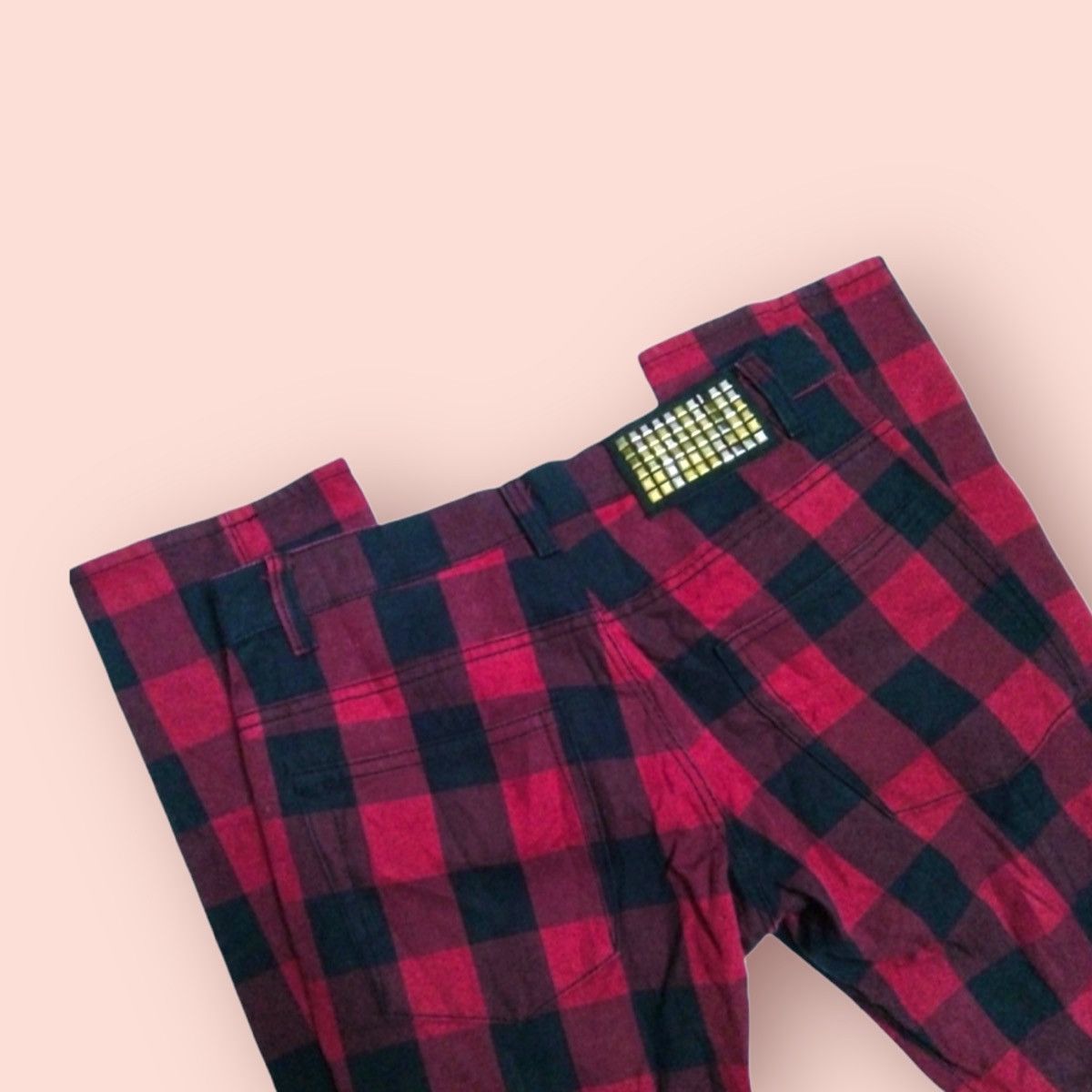 Japanese Brand SEVEN2 SLIM STRAIGHT LEG TARTAN DENIM Size US 30 / EU 46 - 15 Thumbnail