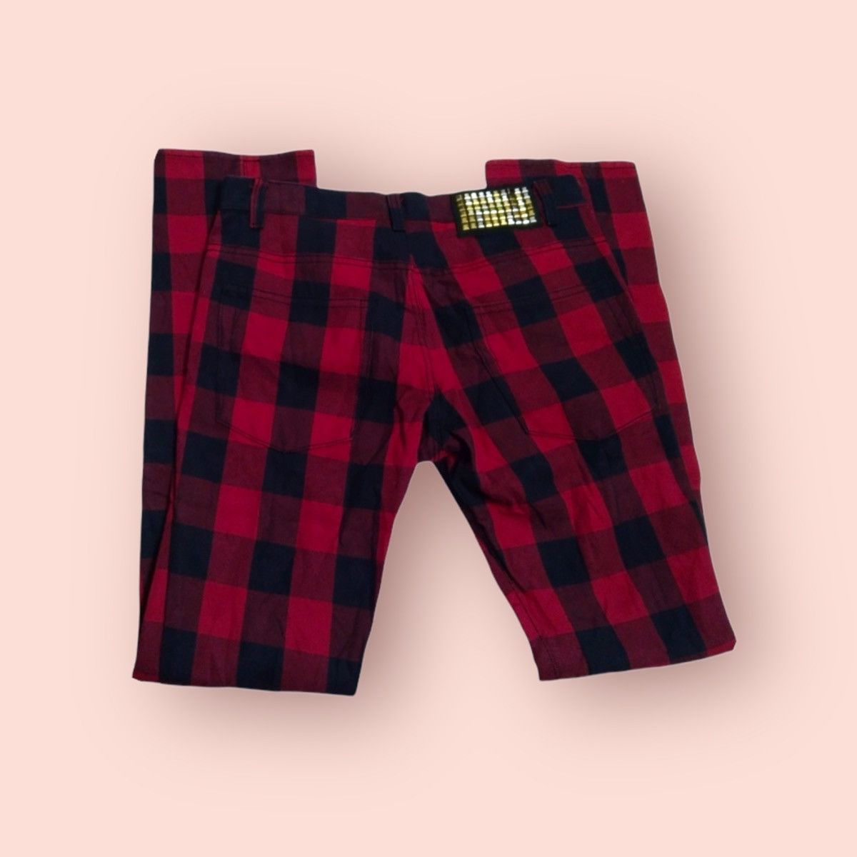 Japanese Brand SEVEN2 SLIM STRAIGHT LEG TARTAN DENIM Size US 30 / EU 46 - 13 Thumbnail