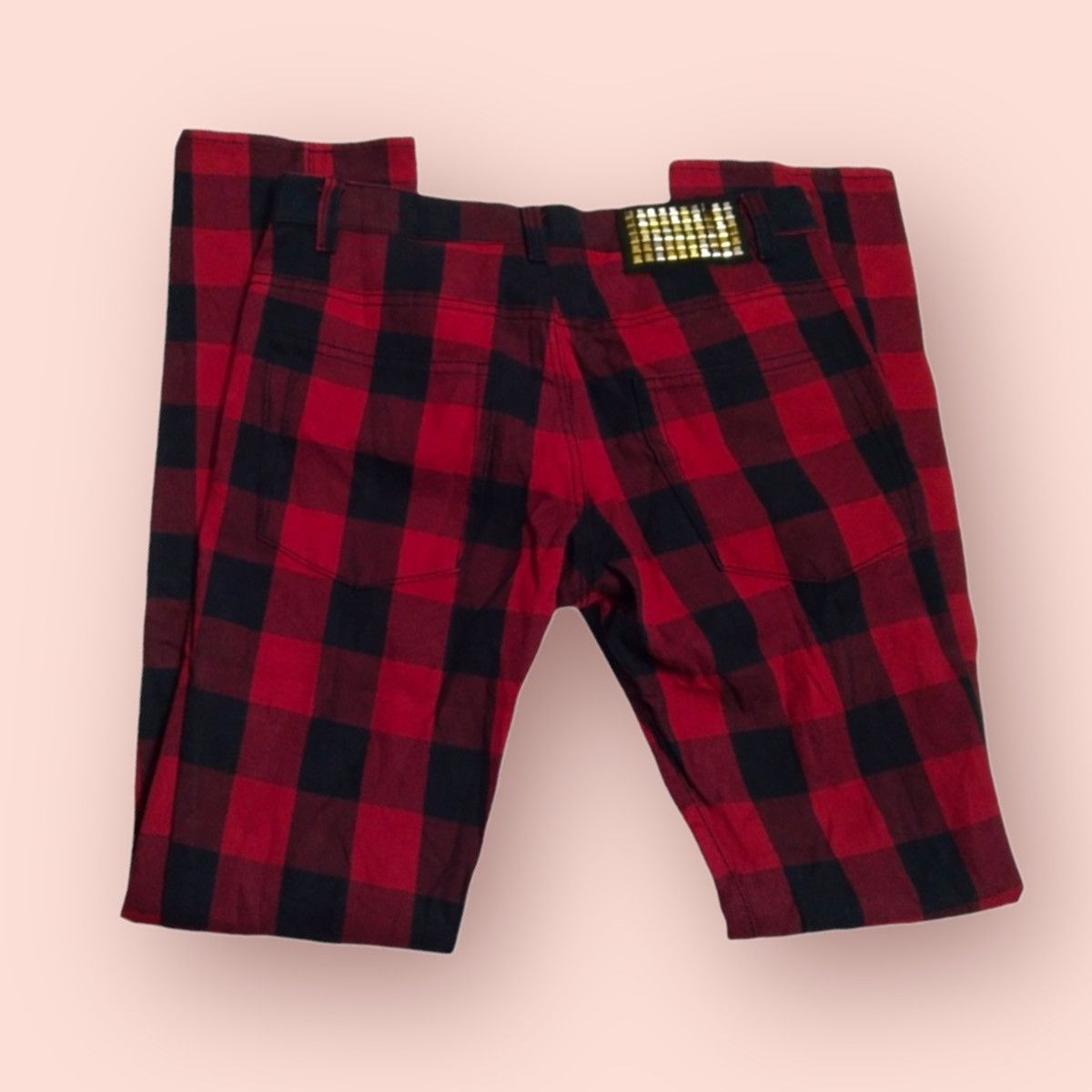 Japanese Brand SEVEN2 SLIM STRAIGHT LEG TARTAN DENIM Size US 30 / EU 46 - 5 Thumbnail