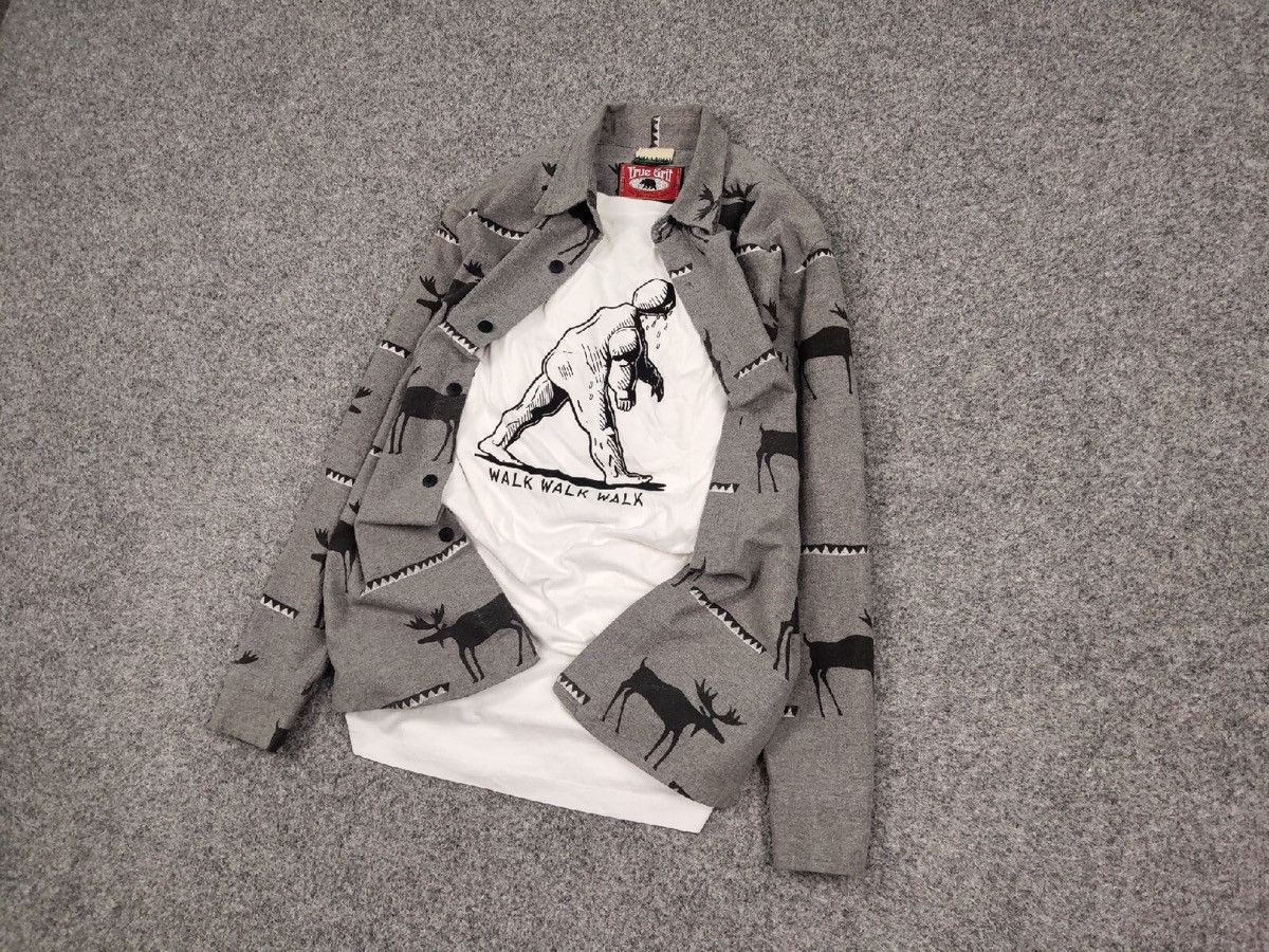 Flannel Vintage Flannel Shirt Deer pattern Made in Usa Travis Scott Size US S / EU 44-46 / 1 - 3 Thumbnail