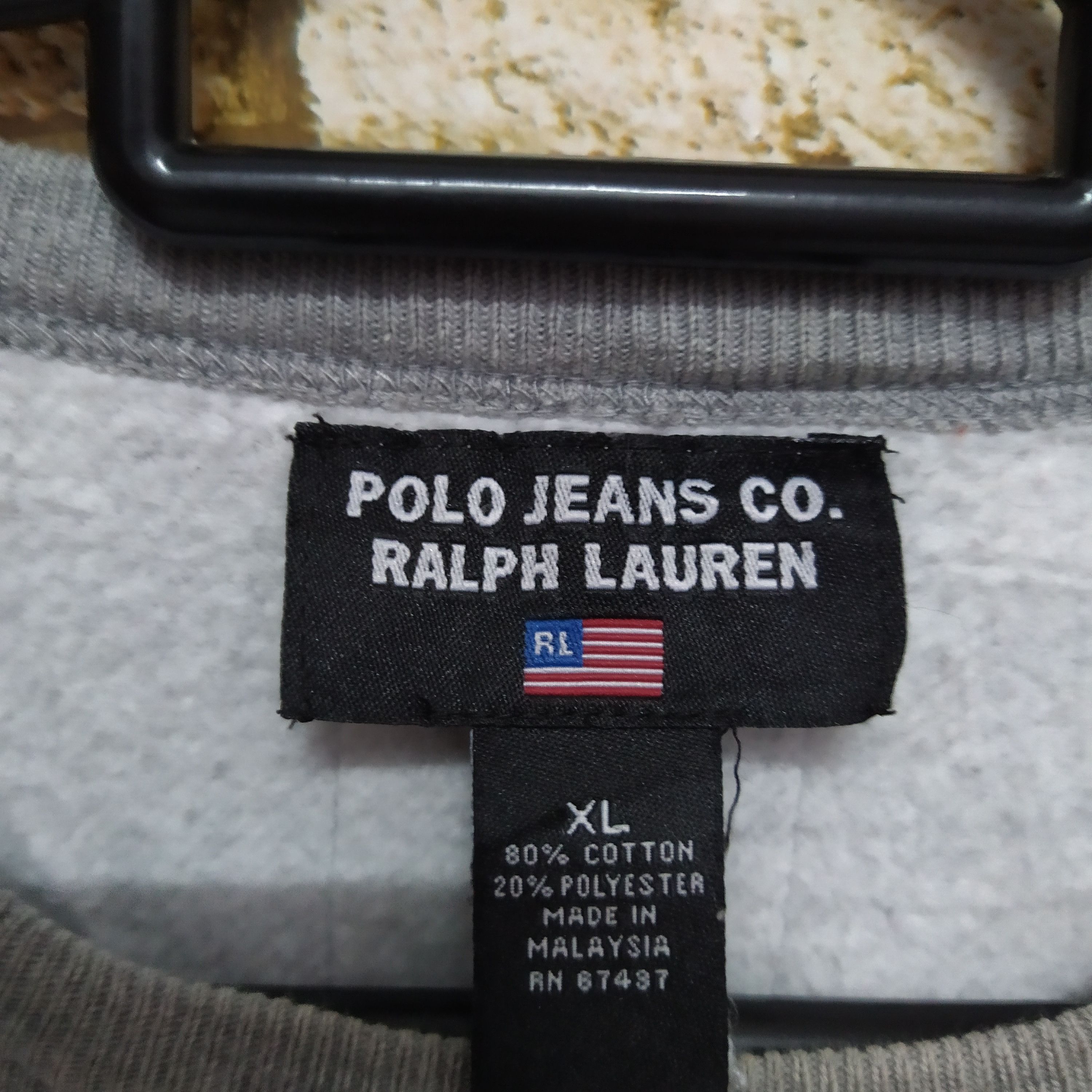 Polo Ralph Lauren POLO RALPH LAUREN SWEATSHIRT OVERSIZED (D291) Size US XL / EU 56 / 4 - 3 Thumbnail