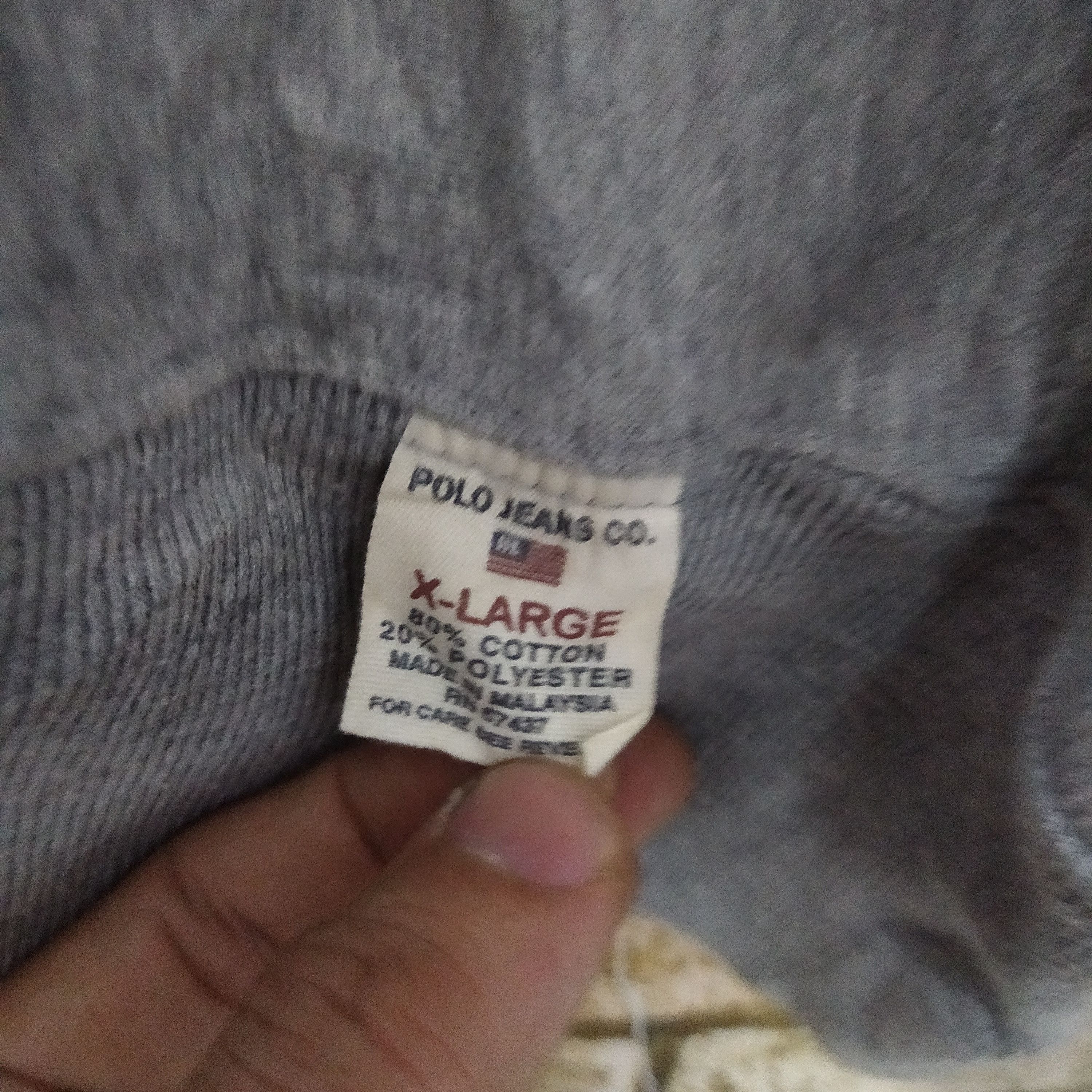 Polo Ralph Lauren POLO RALPH LAUREN SWEATSHIRT OVERSIZED (D291) Size US XL / EU 56 / 4 - 4 Thumbnail