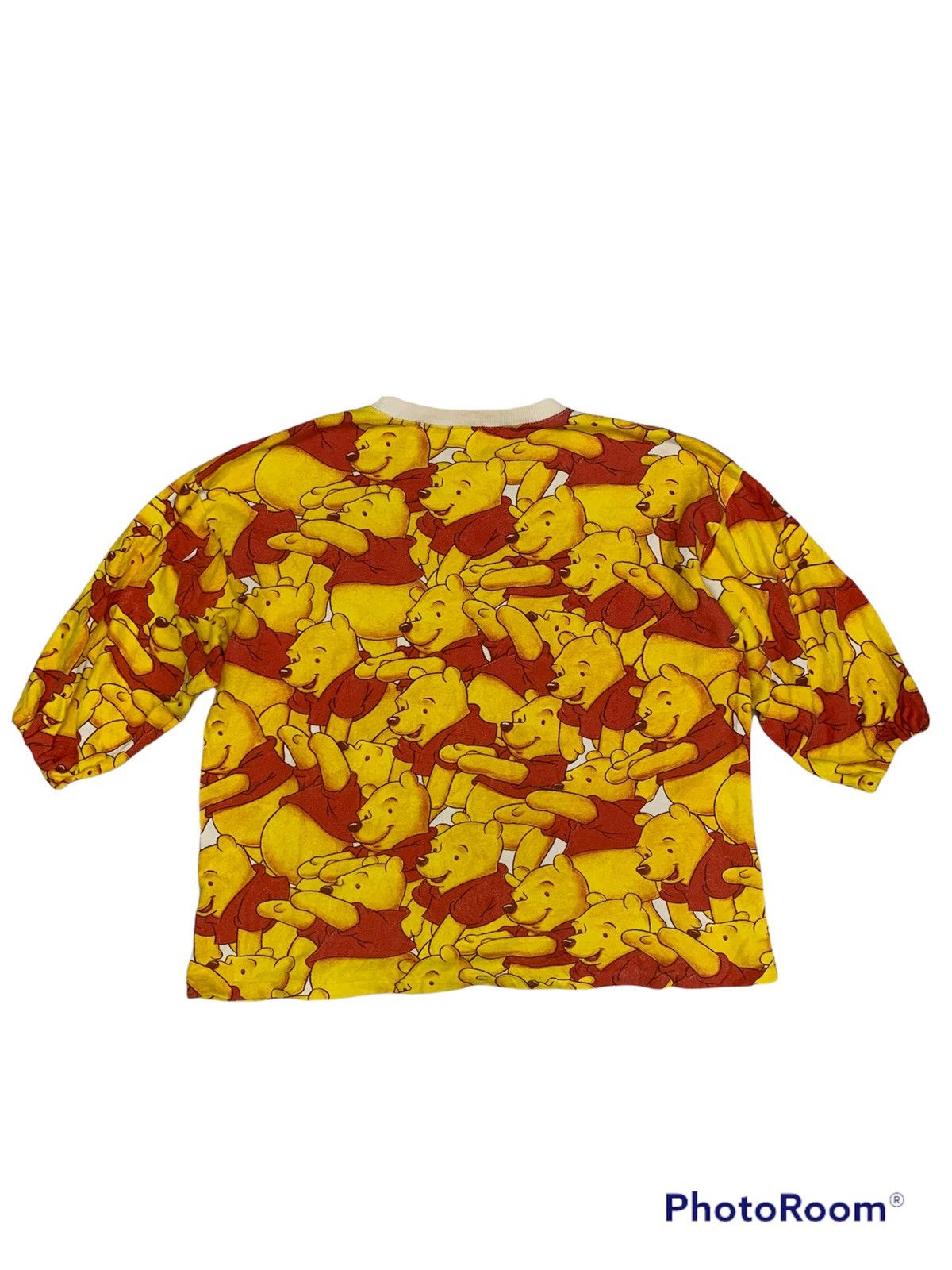 Disney Vintage Pooh over print sweater 3 quarter sleeve Size US M / EU 48-50 / 2 - 2 Thumbnail