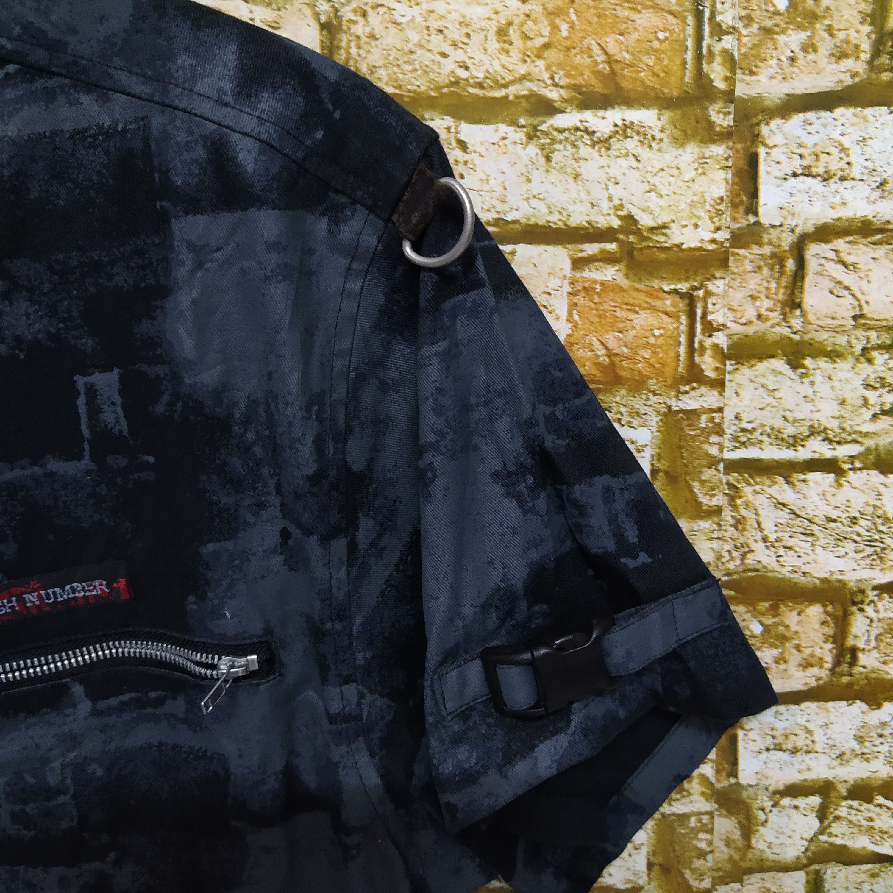 Japanese Brand × Seditionaries SLASH NUMBER PUNK BONDAGE SHIRT POEM (D295) Size US M / EU 48-50 / 2 - 2 Thumbnail