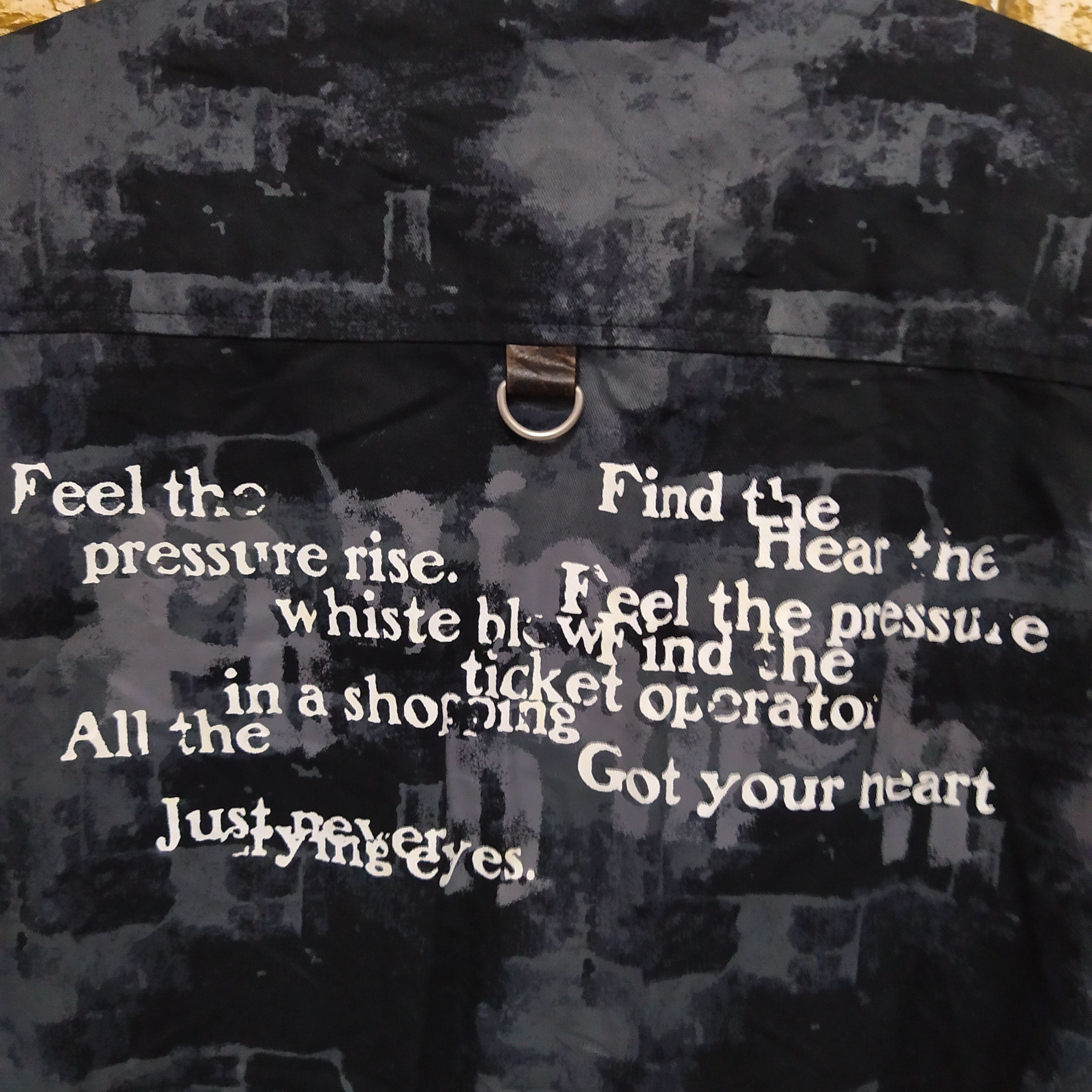 Japanese Brand × Seditionaries SLASH NUMBER PUNK BONDAGE SHIRT POEM (D295) Size US M / EU 48-50 / 2 - 7 Thumbnail