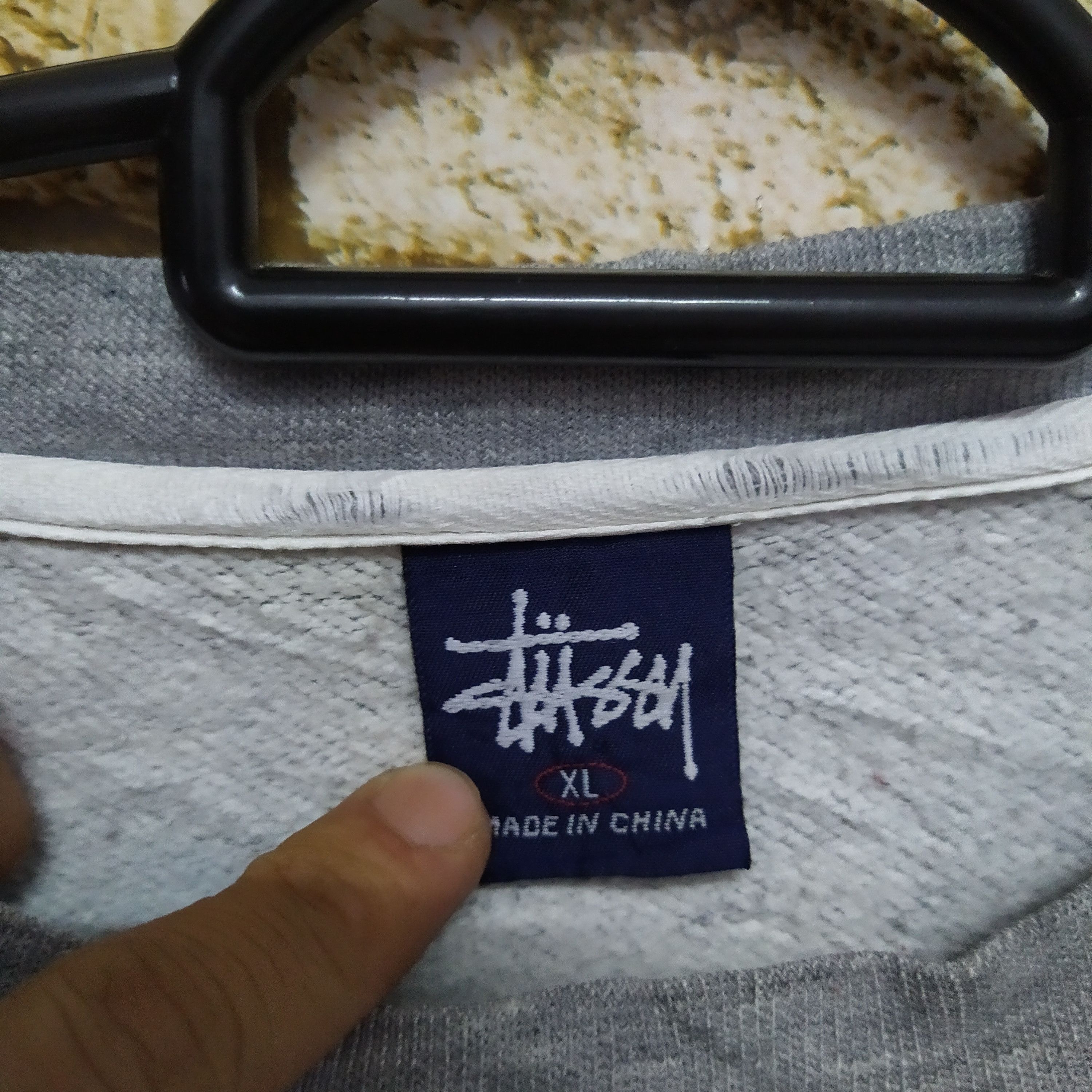 Stussy × Vintage VTG STUSSY SWEATSHIRT (D296) Size US XL / EU 56 / 4 - 3 Thumbnail