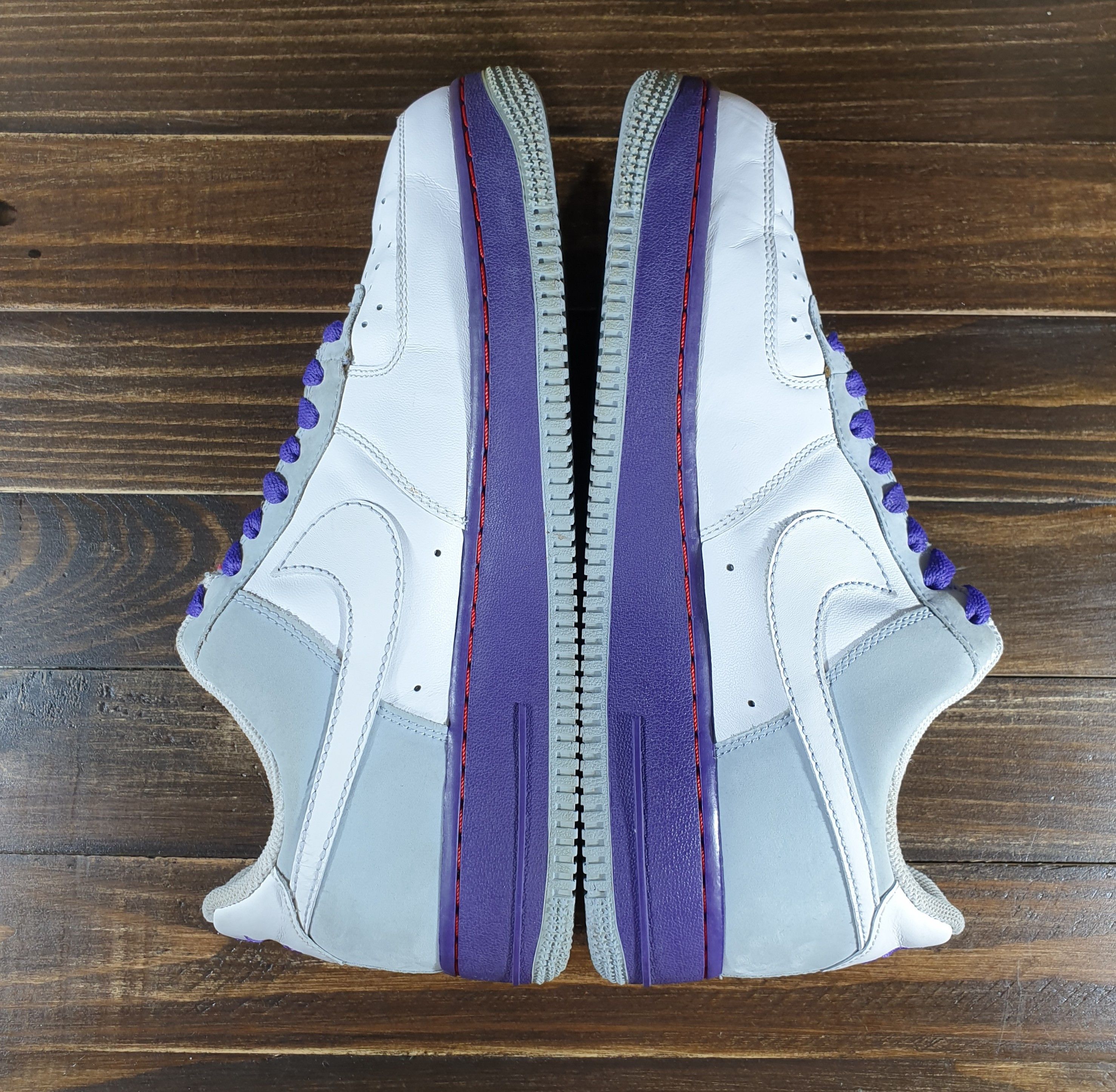 Nike × Vintage Nike AIR FORCE 1 '07 'BLUE DENIM' Vintage Sneakers VeryRare Size US 10 / EU 43 - 18 Thumbnail