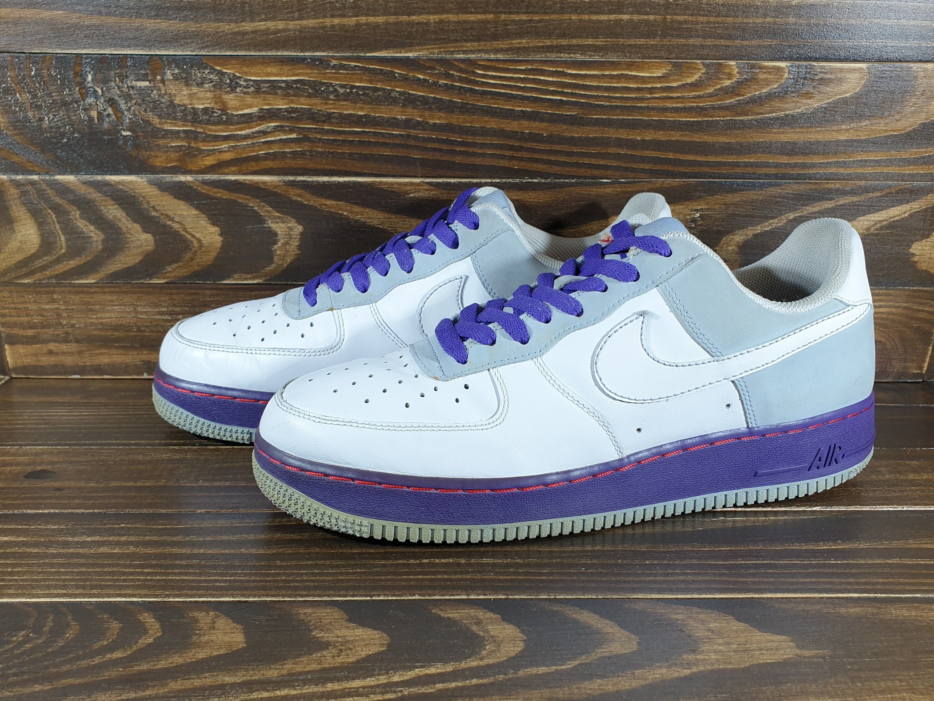 Nike × Vintage Nike AIR FORCE 1 '07 'BLUE DENIM' Vintage Sneakers VeryRare Size US 10 / EU 43 - 5 Thumbnail