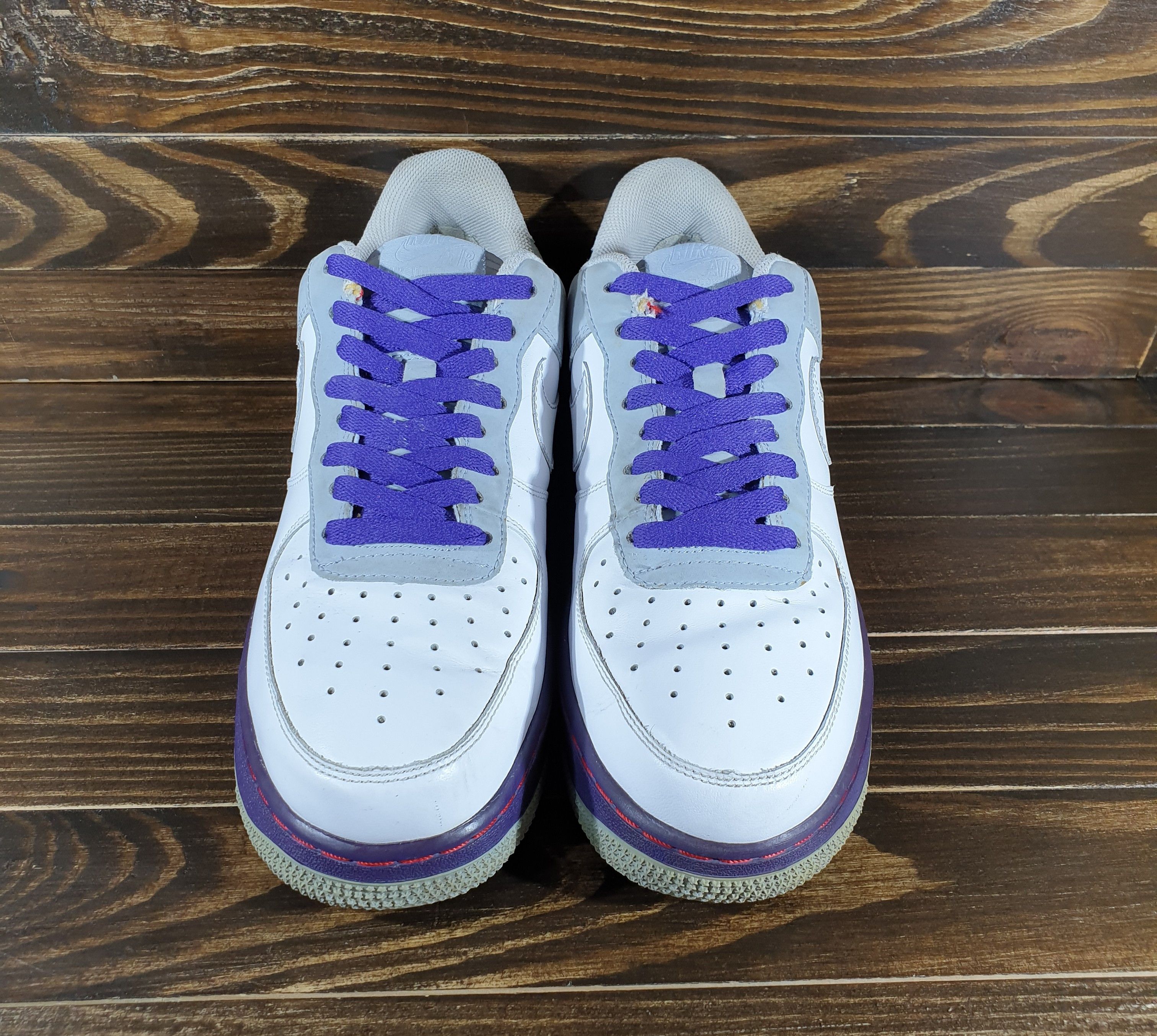 Nike × Vintage Nike AIR FORCE 1 '07 'BLUE DENIM' Vintage Sneakers VeryRare Size US 10 / EU 43 - 25 Thumbnail