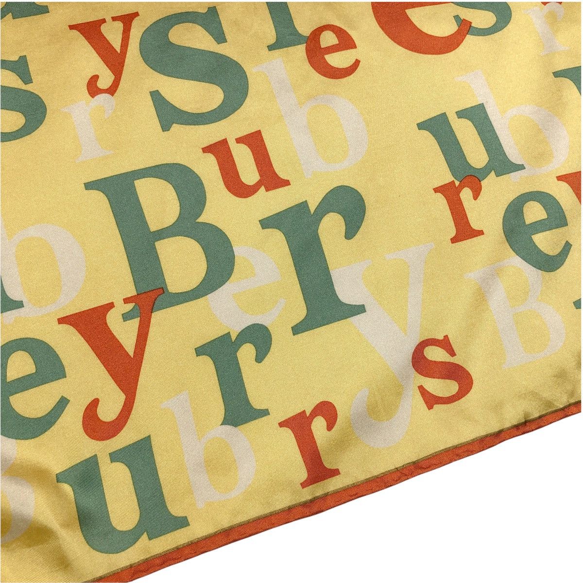 Burberry Burberry Multicolor font Burberrys Silk Scarf Size ONE SIZE - 2 Thumbnail