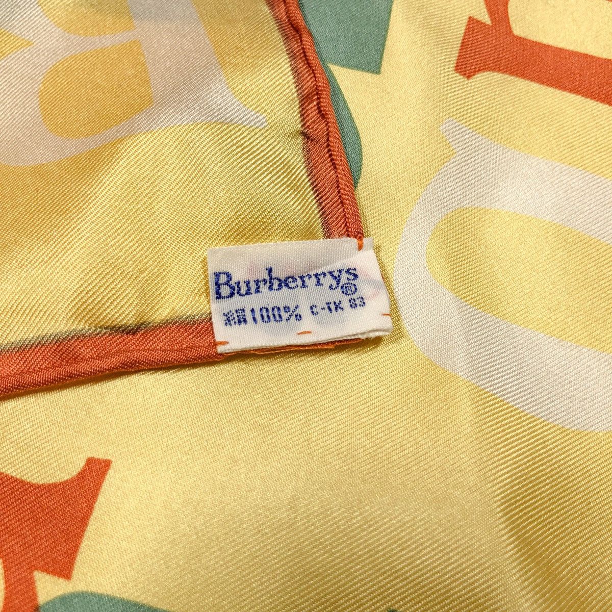 Burberry Burberry Multicolor font Burberrys Silk Scarf Size ONE SIZE - 6 Thumbnail