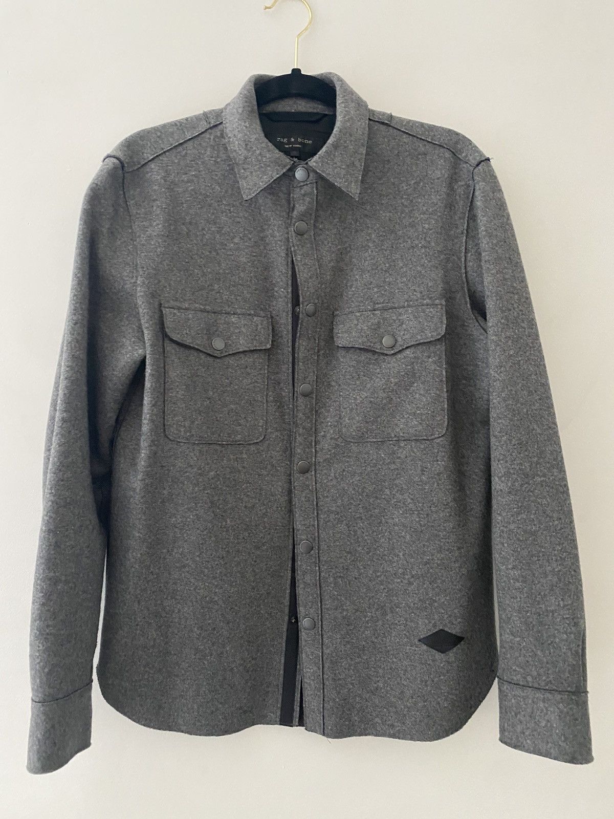 Rag & Bone Felted Wool Over Shirt Size US S / EU 44-46 / 1 - 1 Thumbnail