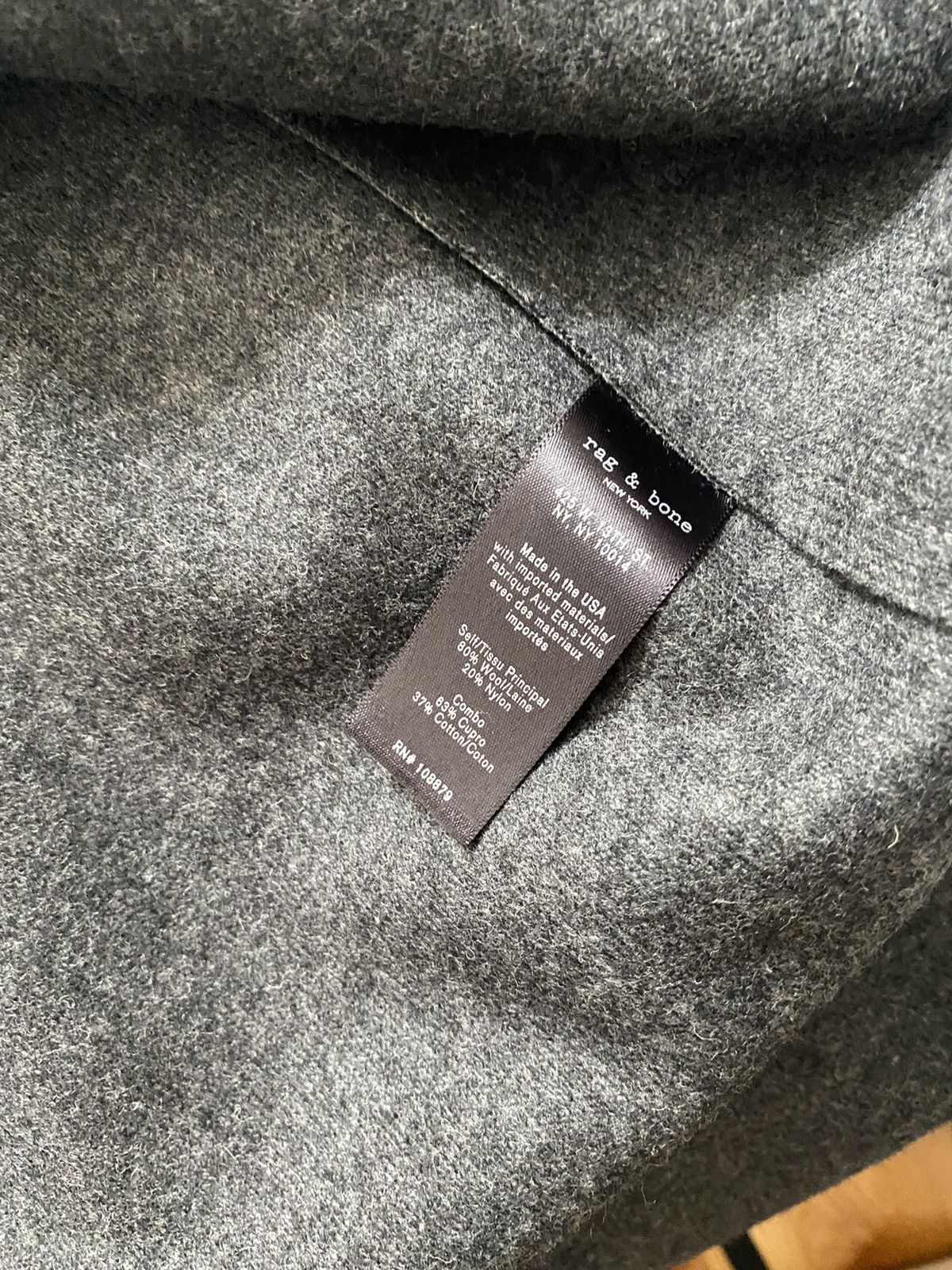 Rag & Bone Felted Wool Over Shirt Size US S / EU 44-46 / 1 - 6 Thumbnail