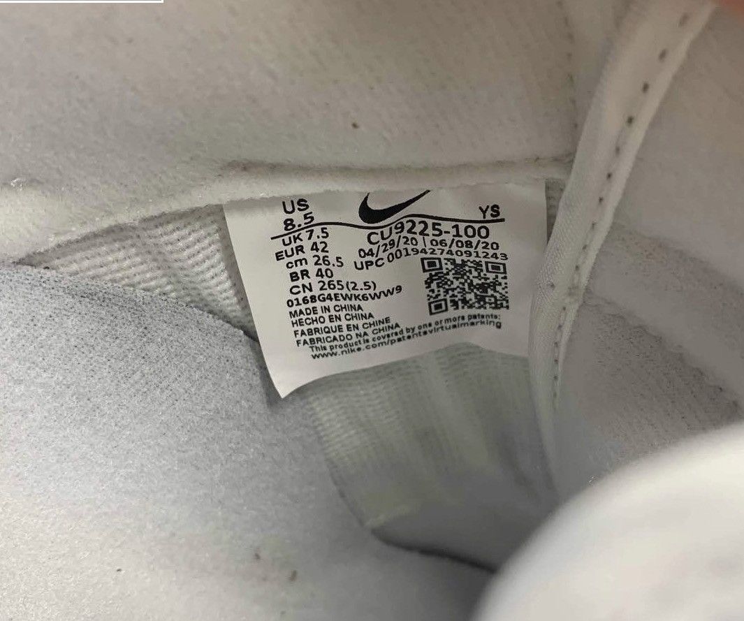 Nike × Supreme Air Force 1 Low White Size US 8.5 / EU 41-42 - 9 Thumbnail