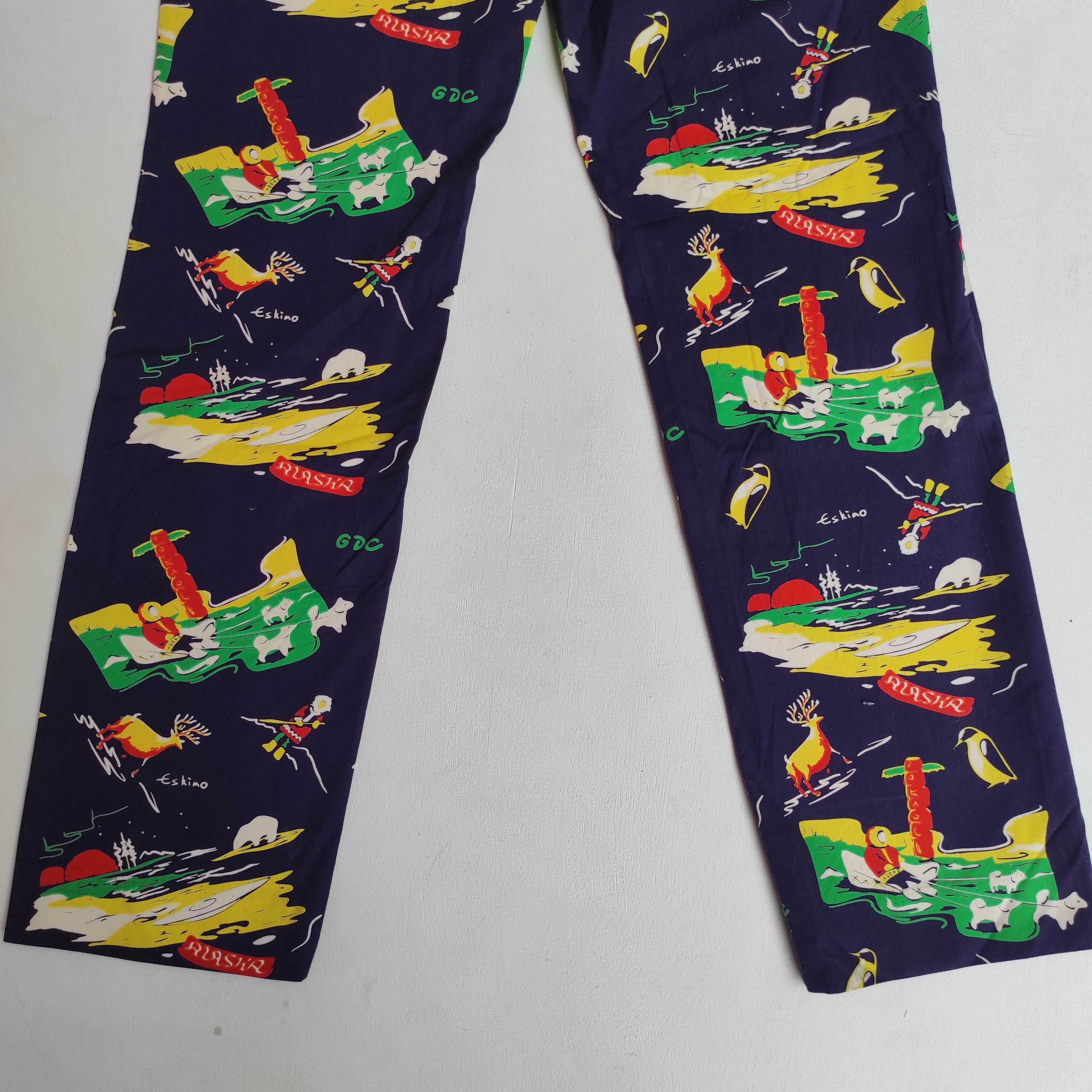 Hysteric Glamour × Japanese Brand × Narcotic GDC Very Rare GDC Sample Print Pants Size US 30 / EU 46 - 16 Thumbnail