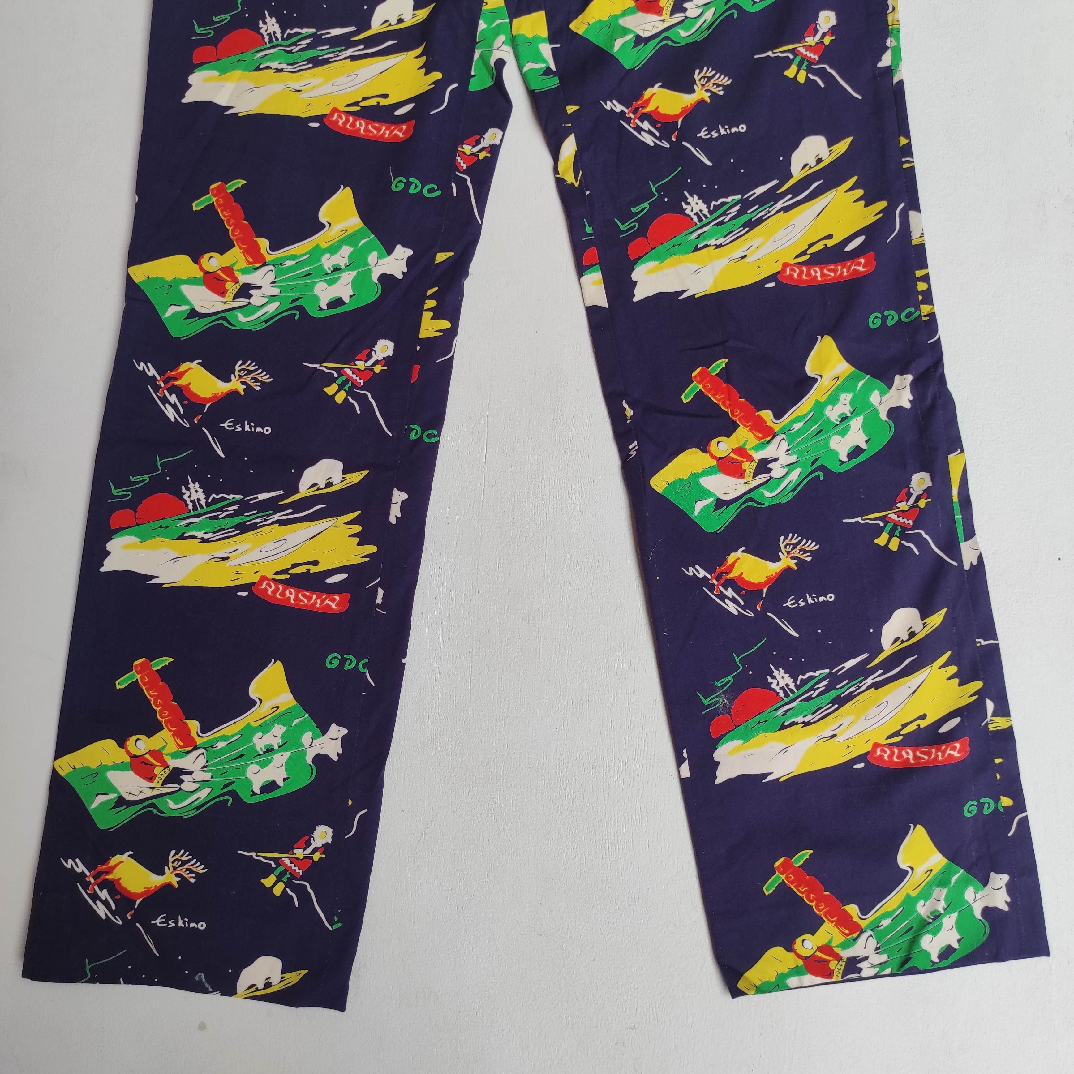 Hysteric Glamour × Japanese Brand × Narcotic GDC Very Rare GDC Sample Print Pants Size US 30 / EU 46 - 4 Thumbnail