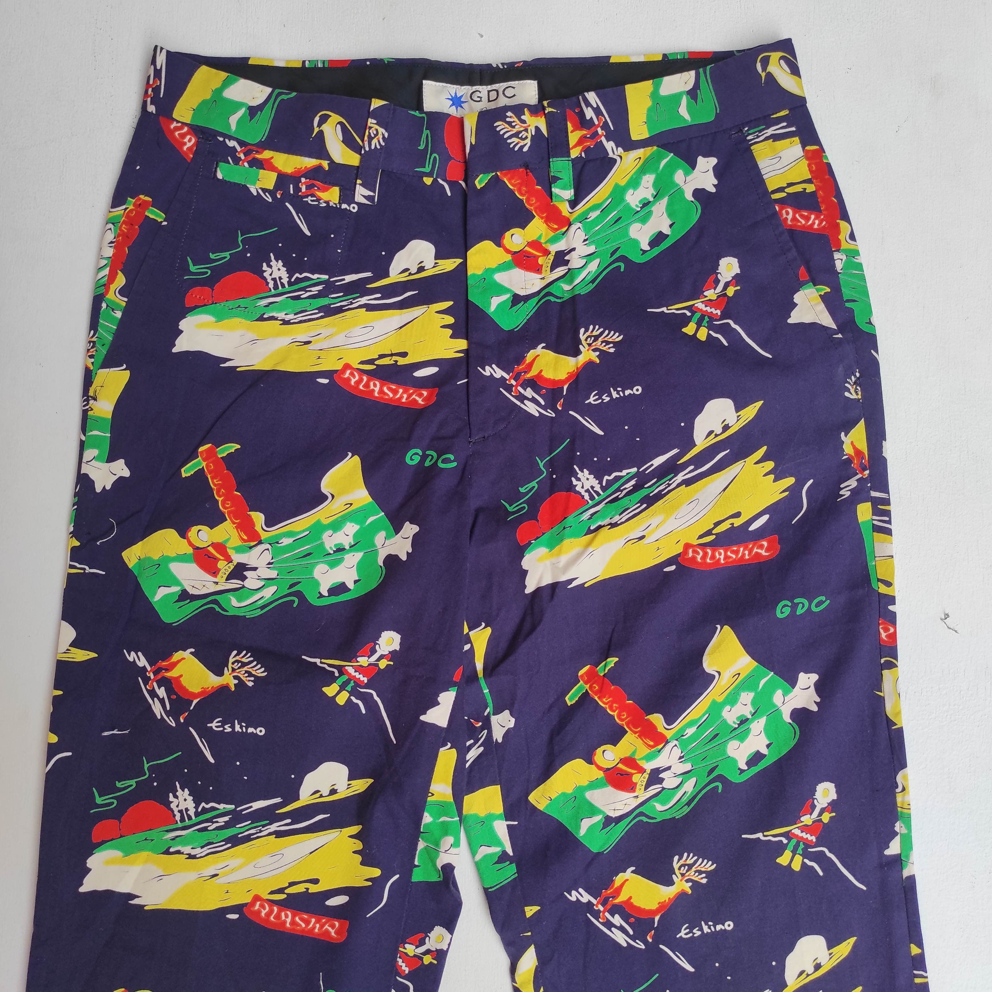 Hysteric Glamour × Japanese Brand × Narcotic GDC Very Rare GDC Sample Print Pants Size US 30 / EU 46 - 3 Thumbnail
