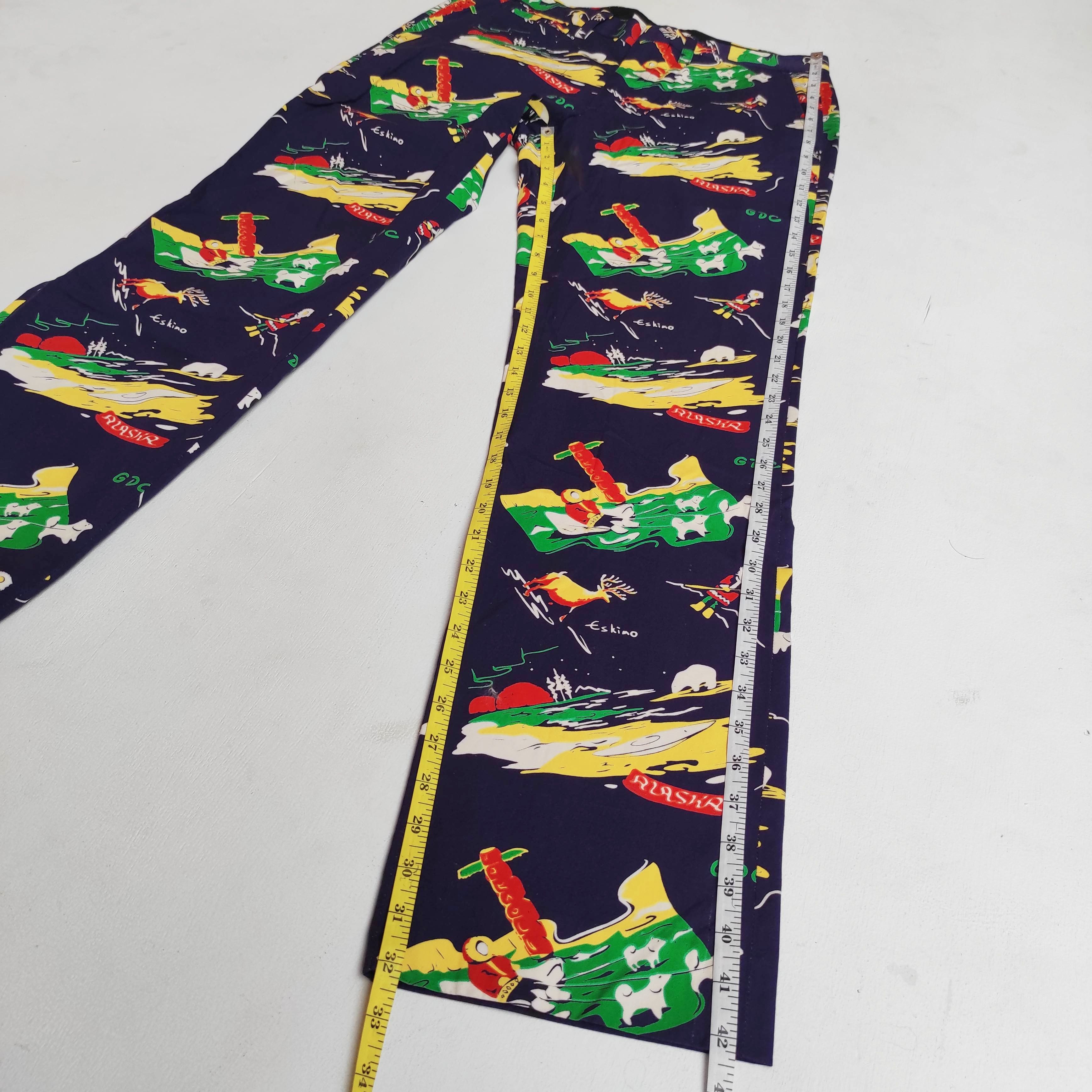 Hysteric Glamour × Japanese Brand × Narcotic GDC Very Rare GDC Sample Print Pants Size US 30 / EU 46 - 22 Thumbnail