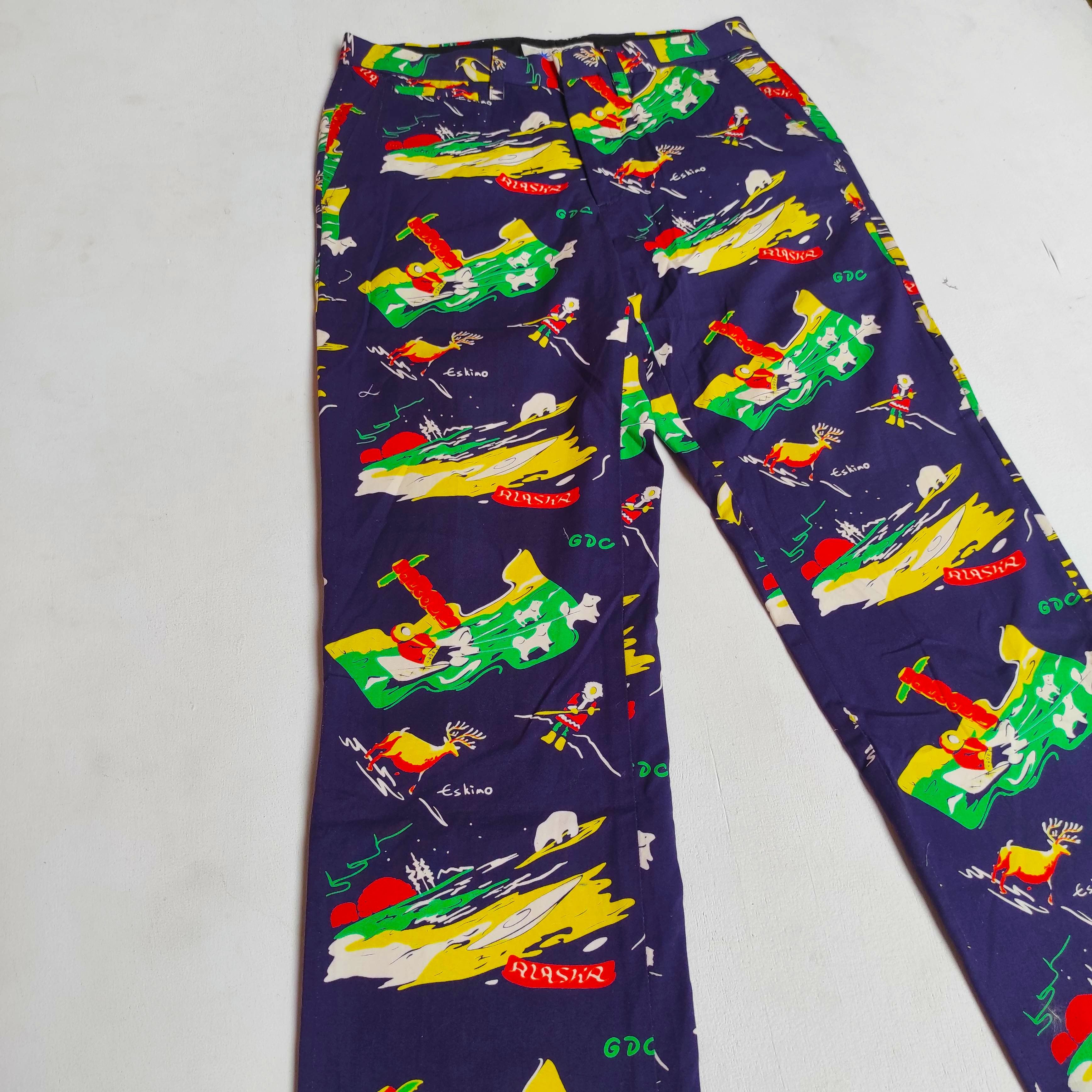 Hysteric Glamour × Japanese Brand × Narcotic GDC Very Rare GDC Sample Print Pants Size US 30 / EU 46 - 2 Thumbnail