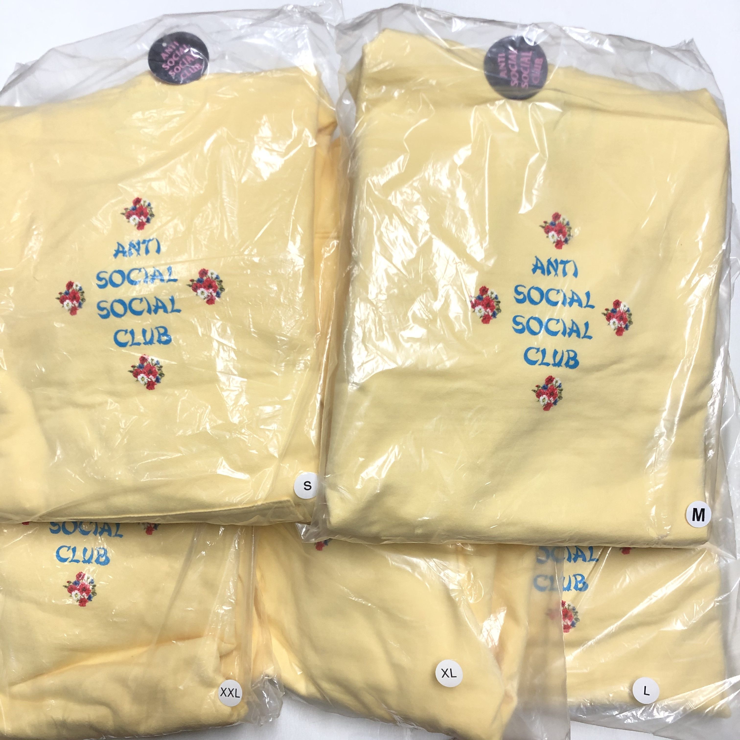Anti Social Social Club DS ASSC 2 Much of Heaven Yellow Hoodie BAPE KITH FTP FOG CDG Size US L / EU 52-54 / 3 - 7 Thumbnail