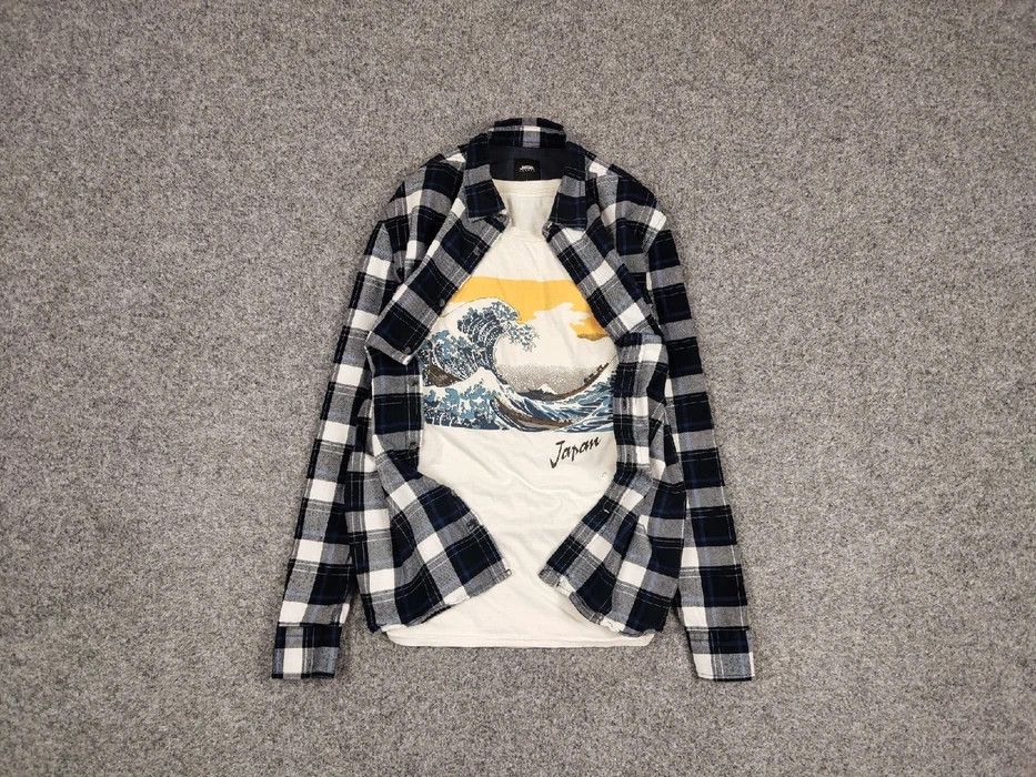 Flannel Vintage Flannel Shirt Travis Scott Style Streetwear Hype Size US L / EU 52-54 / 3 - 1 Thumbnail