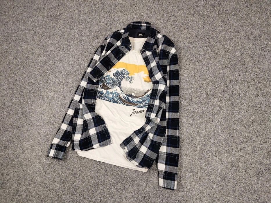 Flannel Vintage Flannel Shirt Travis Scott Style Streetwear Hype Size US L / EU 52-54 / 3 - 2 Thumbnail